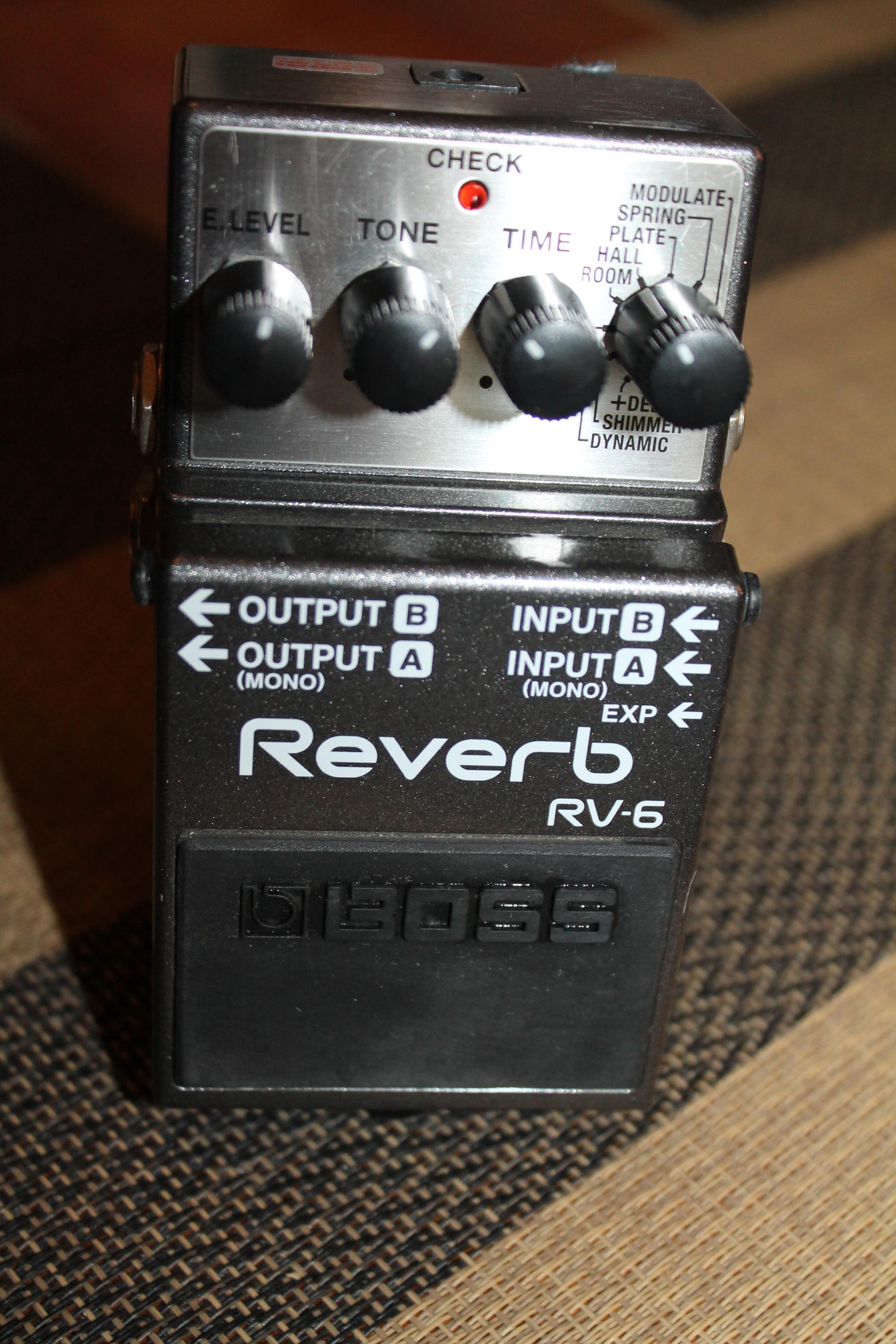 Used Boss RV-6 Digital Reverb Pedal - Sweetwater's Gear Exchange