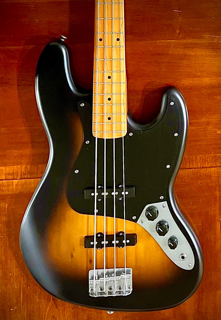 Used Squier 40th Anniversary Vintage Edition Jazz Bass Satin 2color