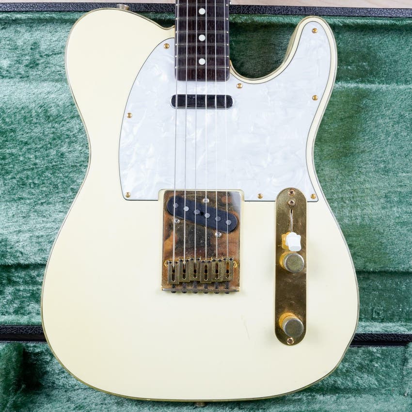 TLG-94P Gold Telecaster MIJ 1995 Snow White Japan USA Pure Vintage PUs w/ OHSC