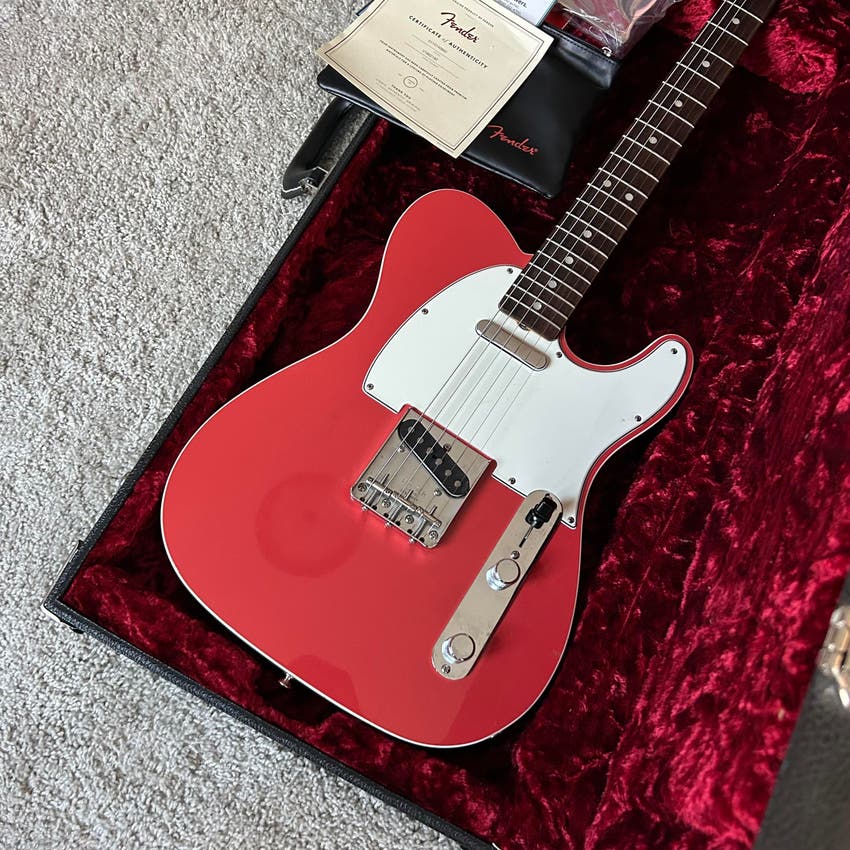 American Original '60s Telecaster with Rosewood Fretboard 2018 - Fiesta Red