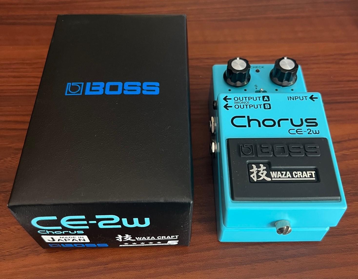 Used Boss CE-2W Waza Craft Chorus Pedal | Sweetwater's Gear Exchange