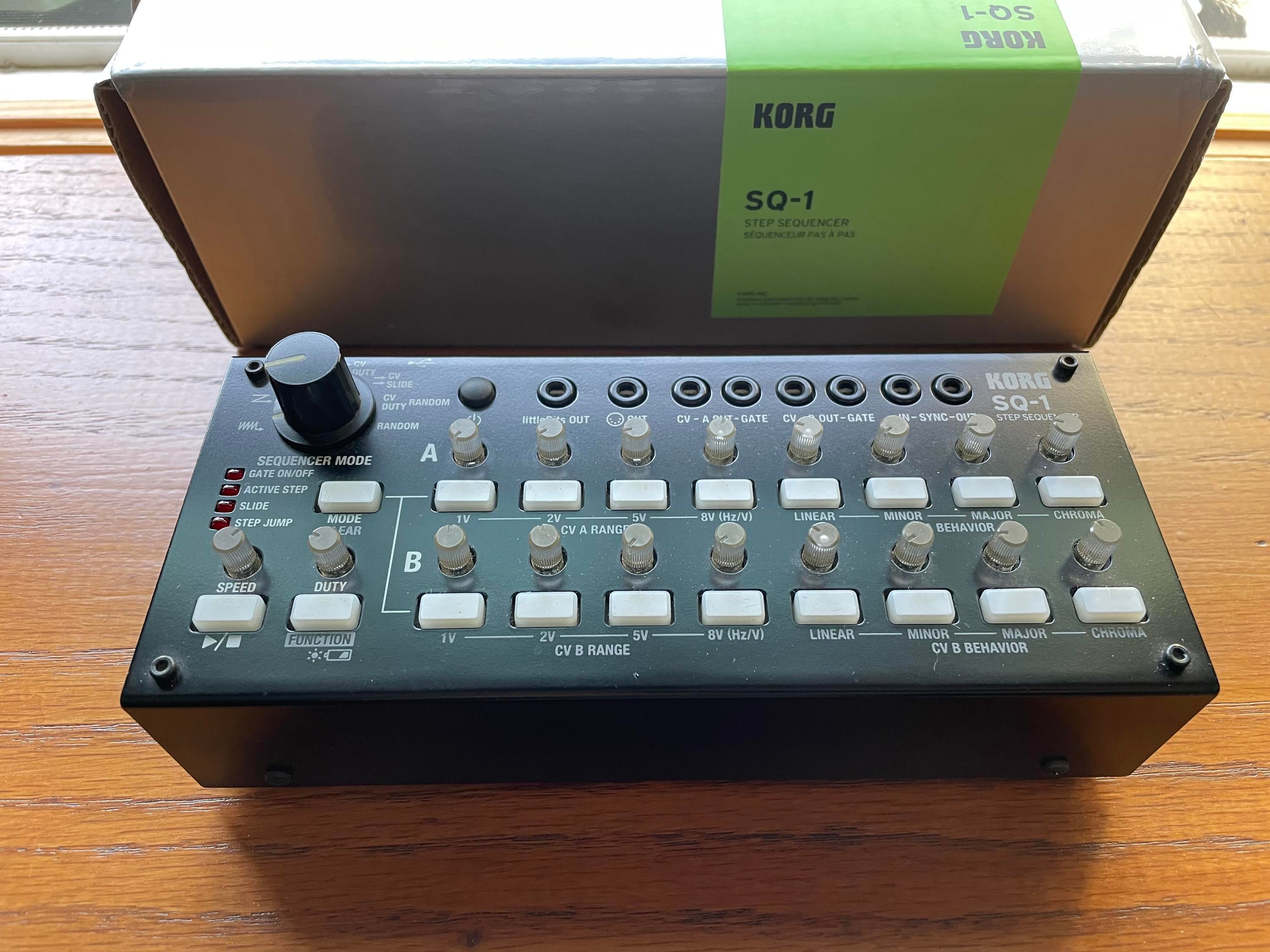 Used Korg SQ-1 Step Sequencer and Sync Box | Sweetwater's Gear