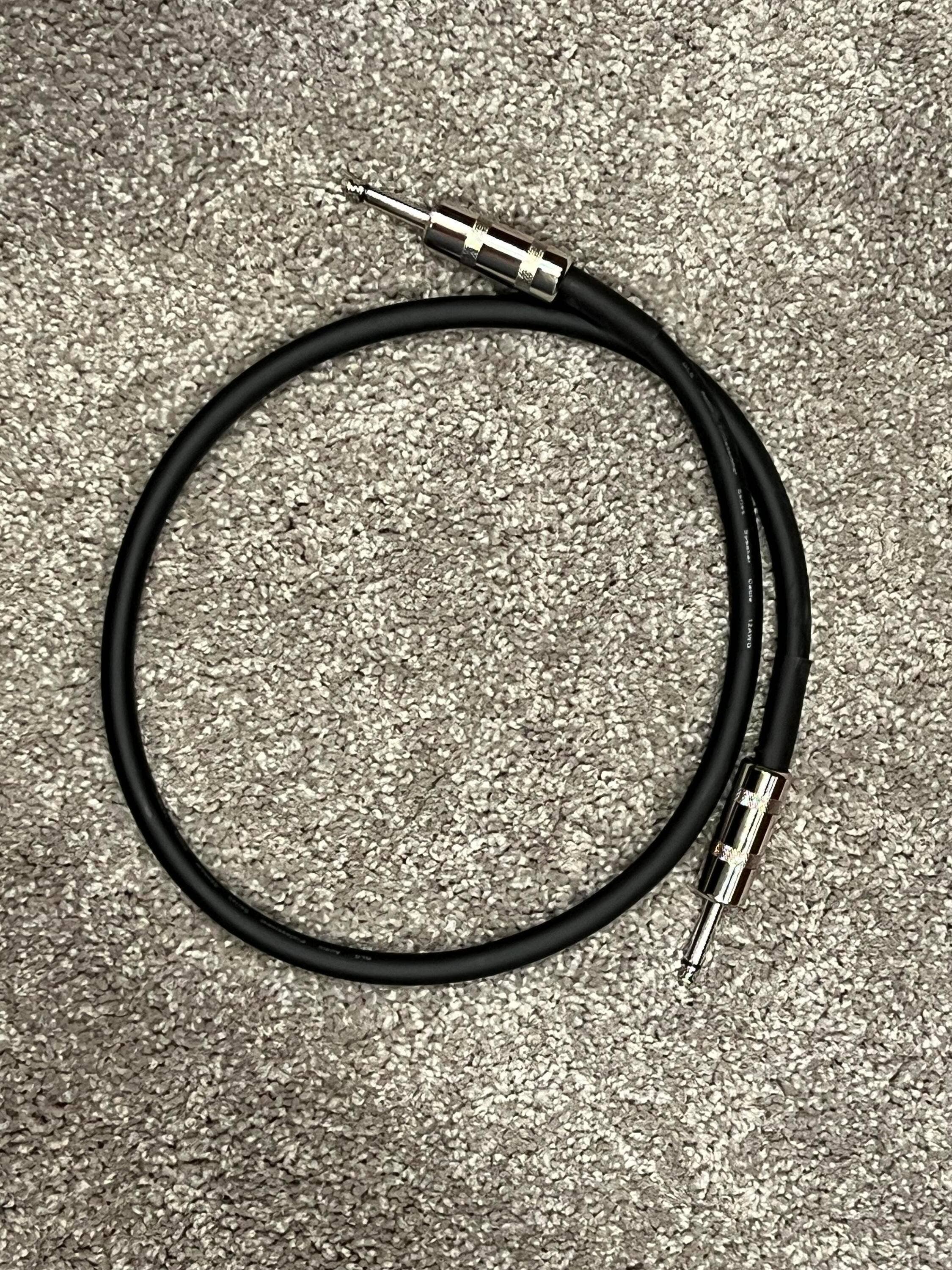 Used GLS Audio Speaker Cable Amp Head to Speaker 3 ft 3 pack Sweetwater Gear