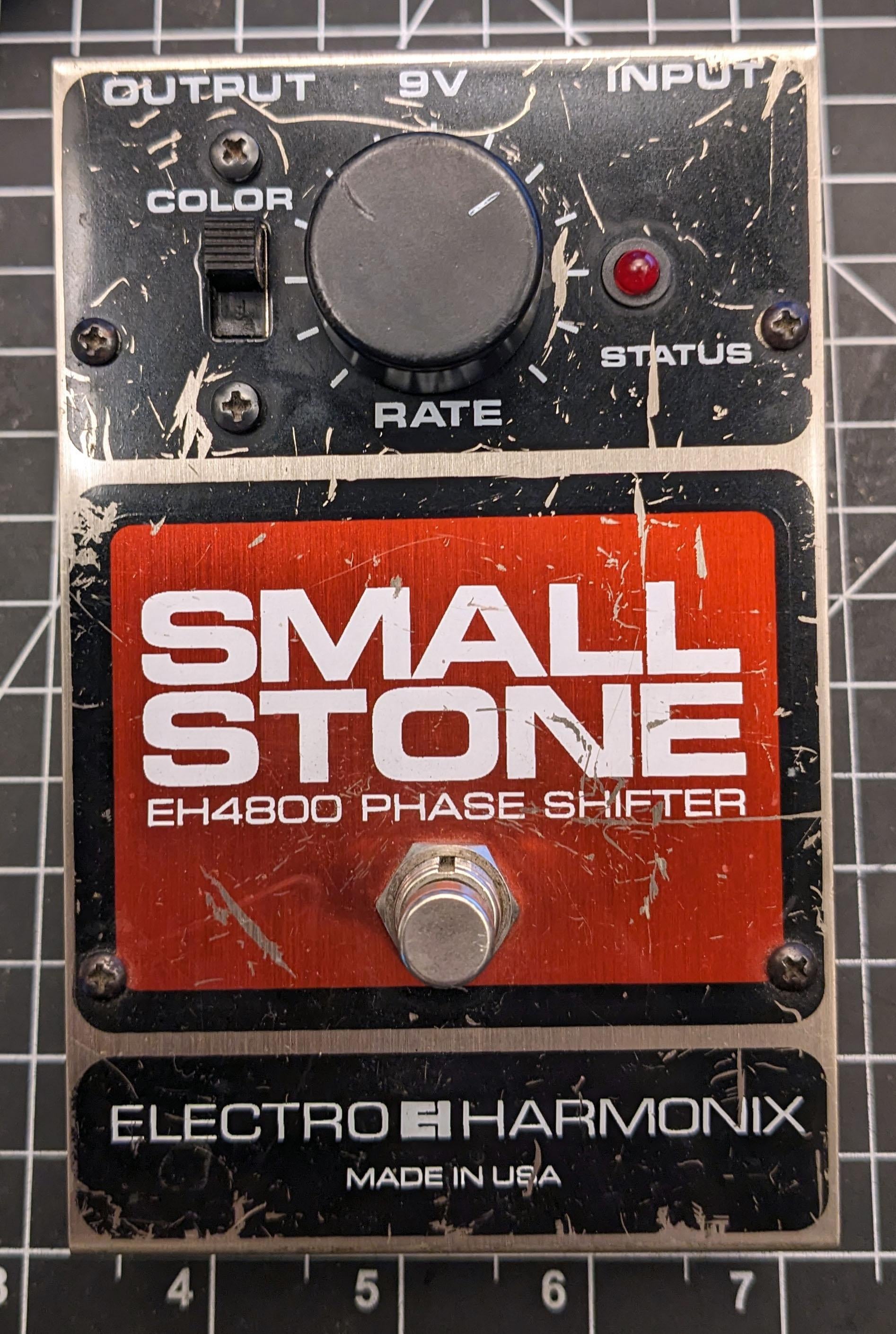 Used Electro-Harmonix Small Stone EH4800 V4 Phase Shifter Pedal with Power  Supply