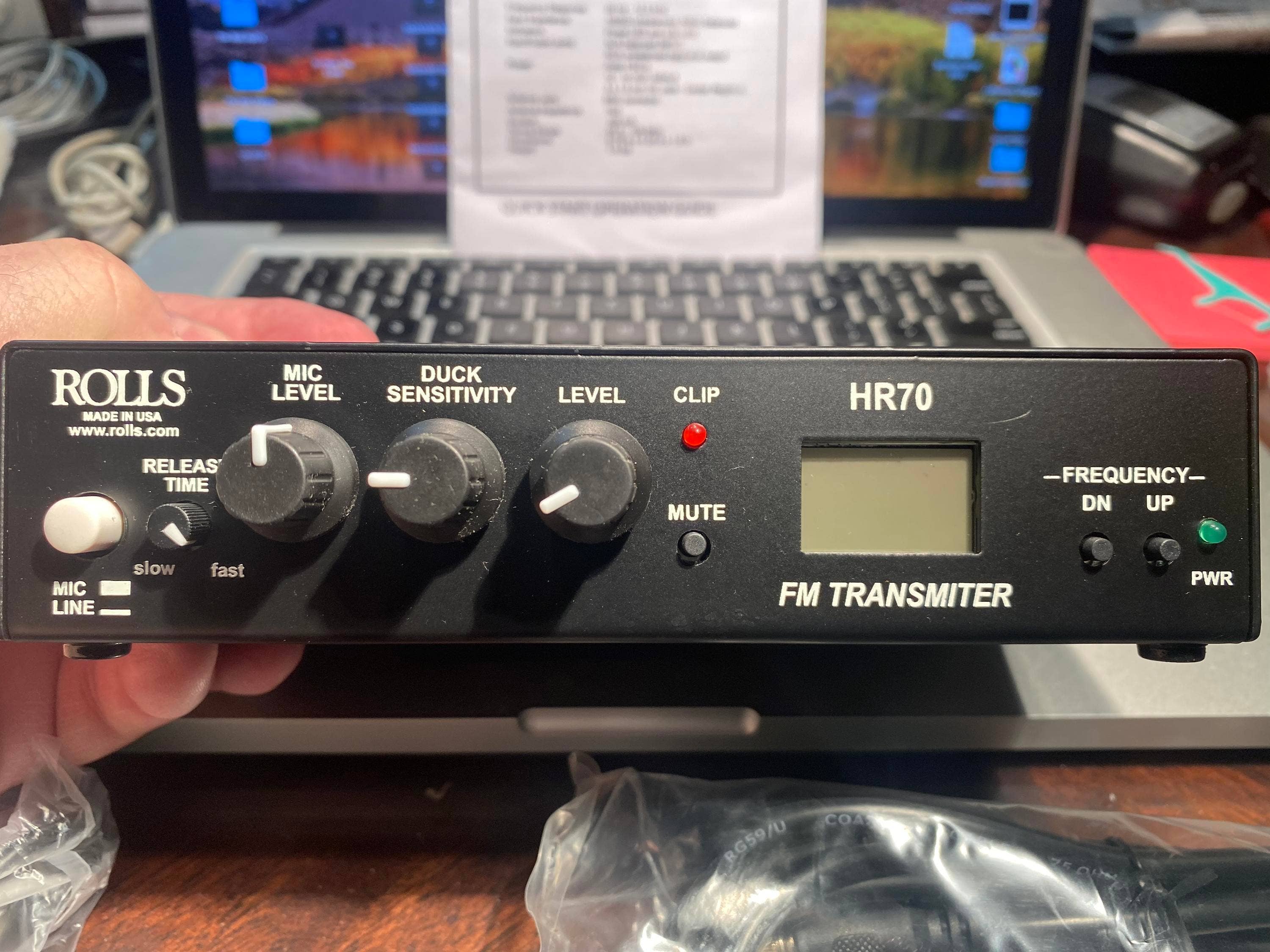 Used Rolls HR70 FM Broadcast Transmitter Sweetwater Gear Exchange