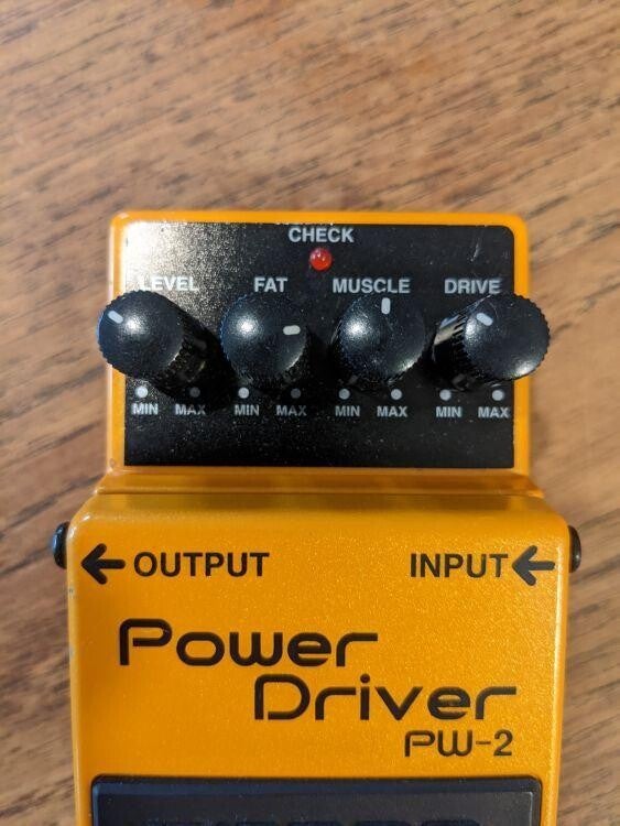 Used Boss PW-2 Power Driver Fuzz Distortion - Sweetwater's Gear