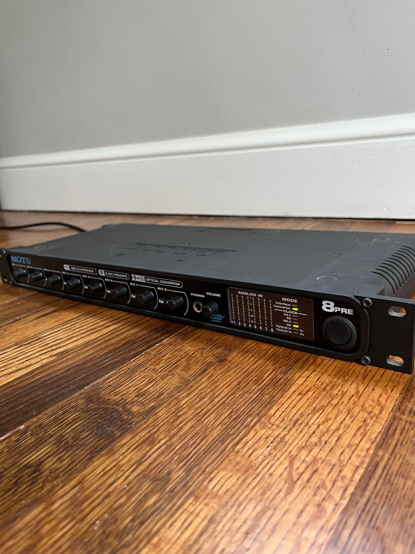 Used MOTU 8Preamp USB Audio Interface Sweetwater Gear Exchange