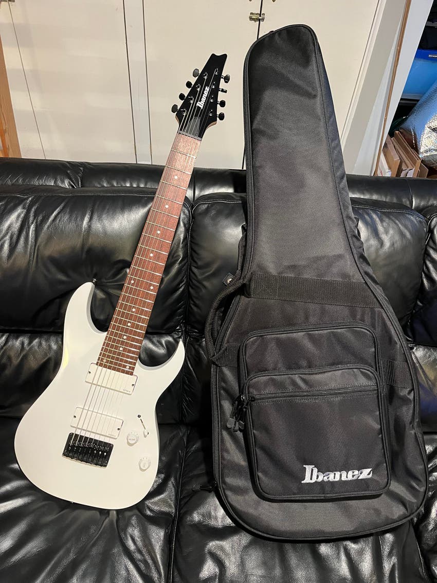 Used Ibanez RG8 Upgraded with EMG Pickups and Locking Tuners