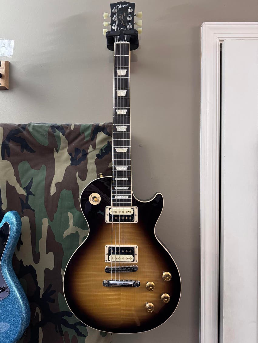 Heavily Modified Gibson Slash Collection Les Paul Standard in November Burst
