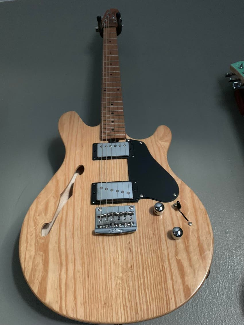 Used Sterling By Music Man Valentine Chambered Semihollowbody Electric