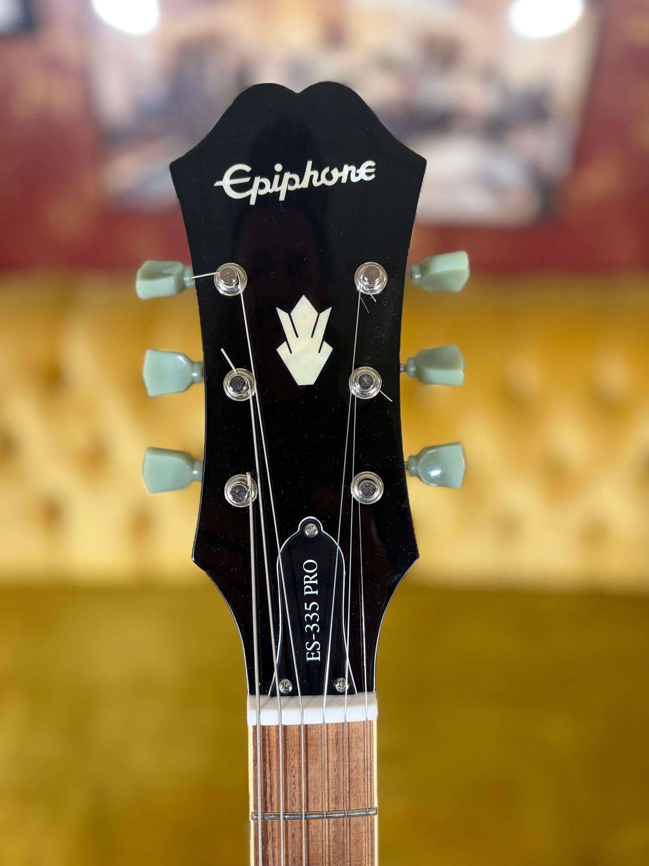 Epiphone ES-335 PRO IT カスタムショップ　2018年製 Used Epiphone Custom Shop ES-335 - Sweetwater's Gear Exchange