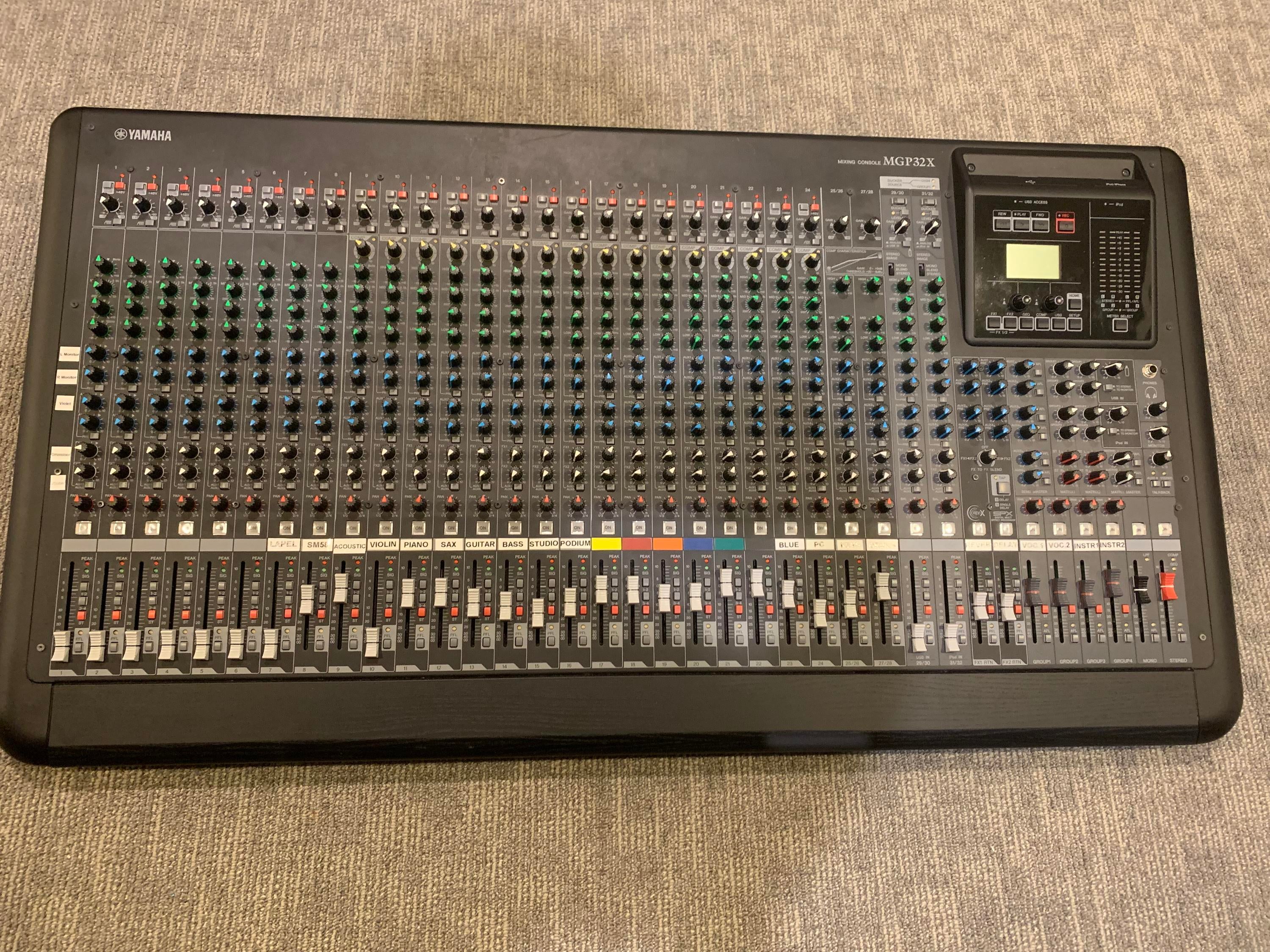 Used Yamaha MGP32X 32-channel Mixer - Sweetwater's Gear Exchange