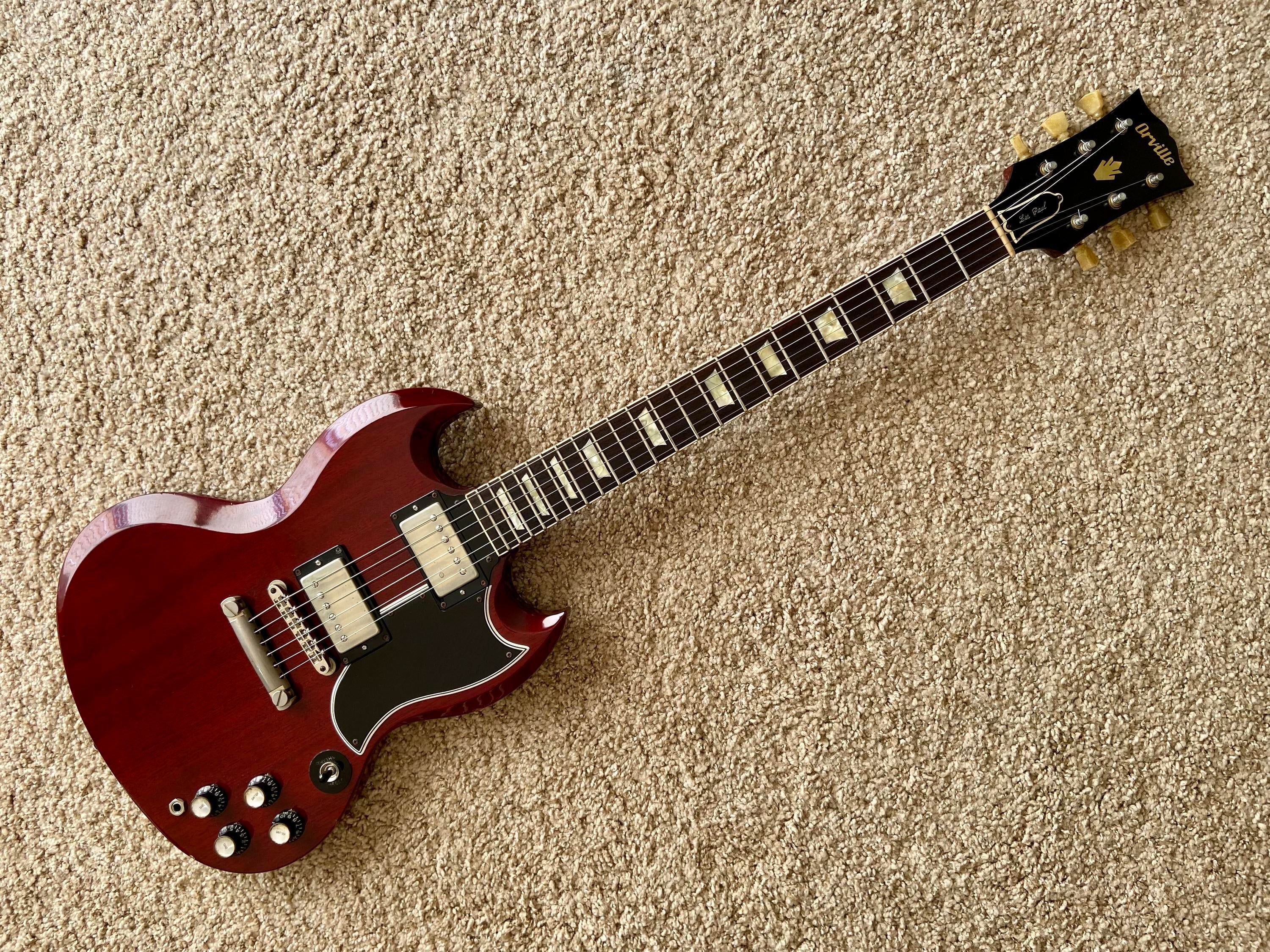 Used Orville (Gibson Japan) SG 1989 - Sweetwater's Gear Exchange