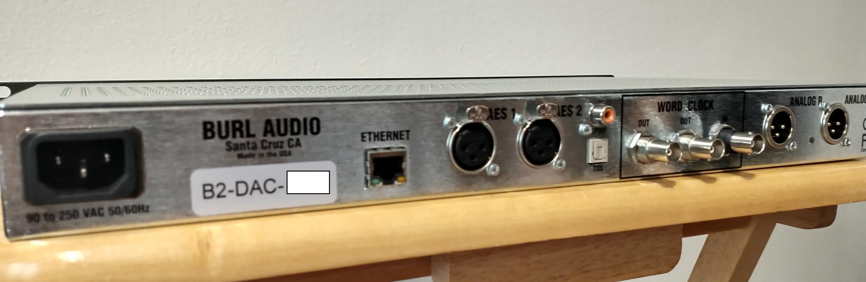 Used Burl Audio B2 Bomber DAC with - Sweetwater's Gear Exchange