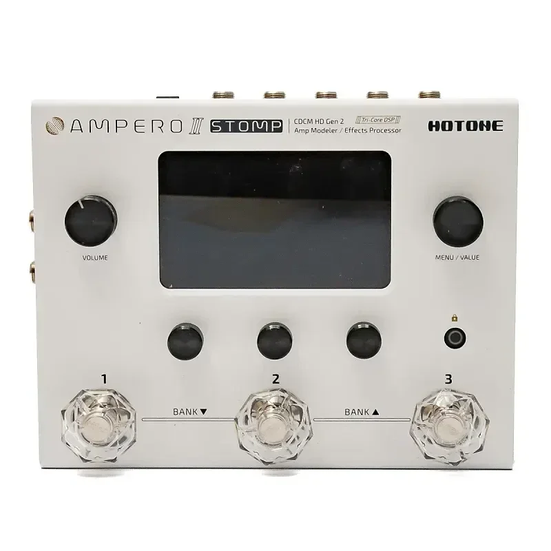 Used Hotone MP-300 Ampero II Stomp Amp Modeler / Effects Processor 2021 -  Present - White