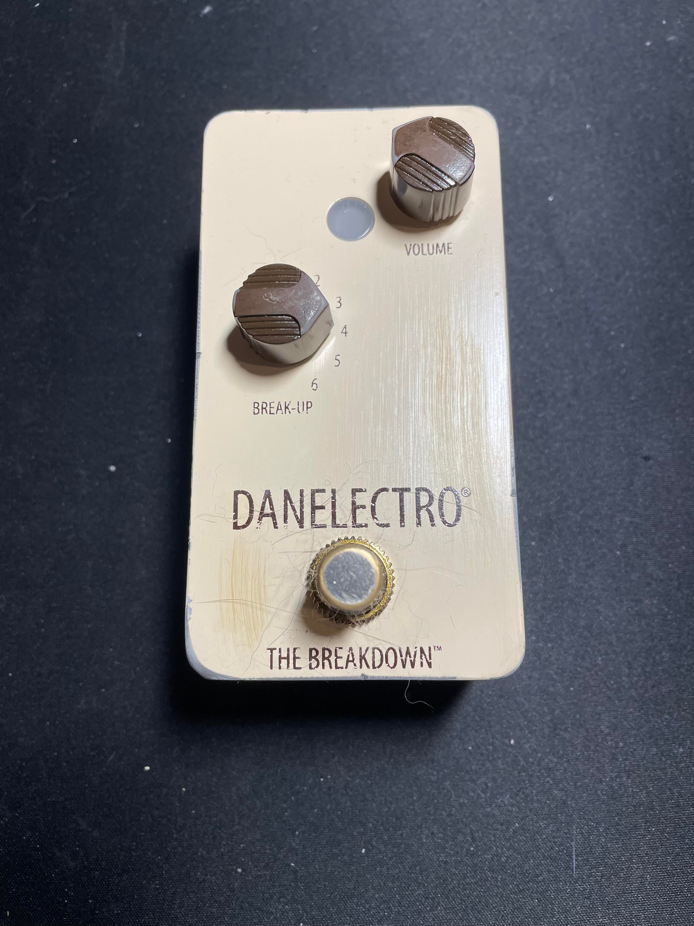 danelectro the breakdown ダンエレクトロ 歪み Danelectro THE BREAKDOWN boost overdrive pedal. Led Zeppelin