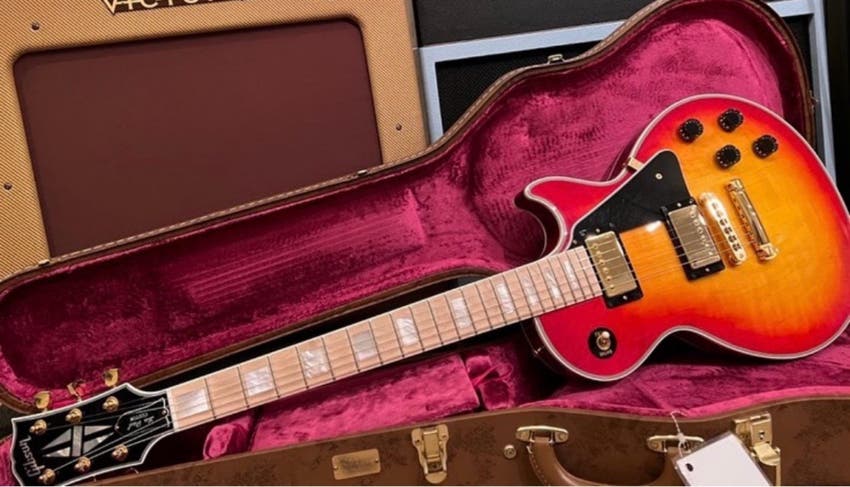 Les Paul Custom Maple Board, Cherry Sunburst