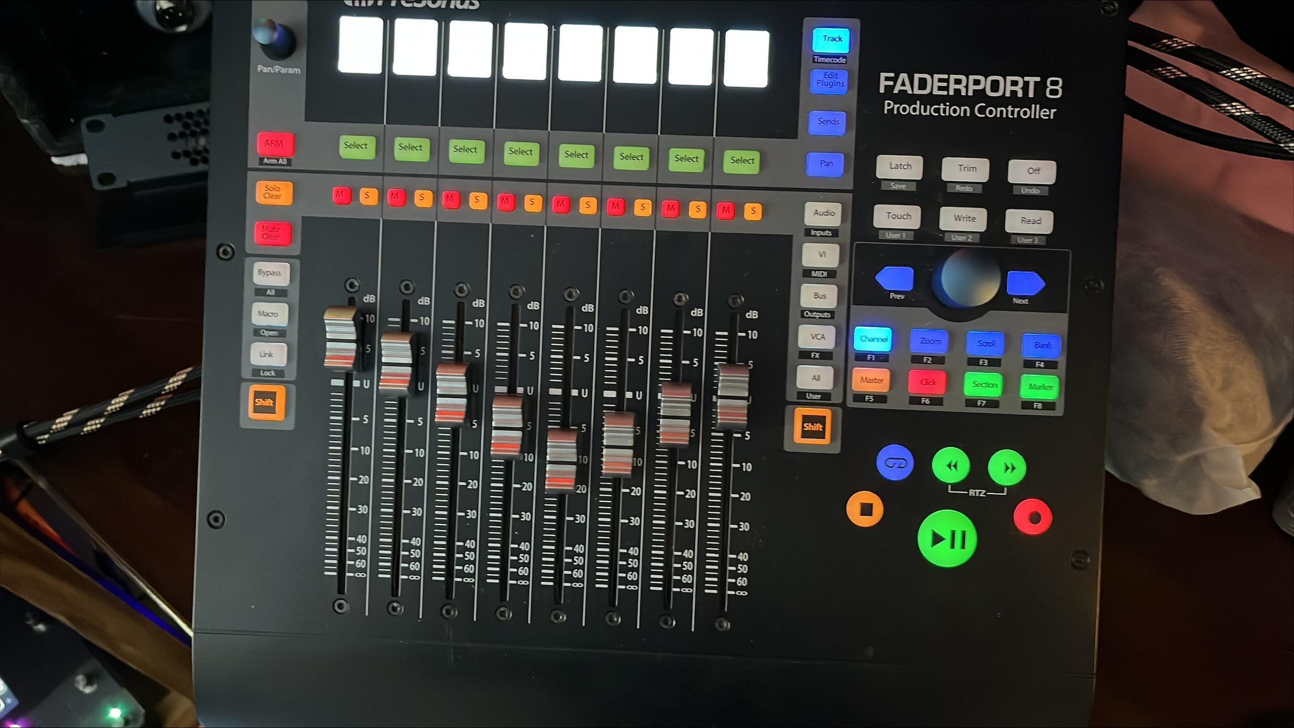 Used PreSonus FaderPort 8 8-channel Production Controller