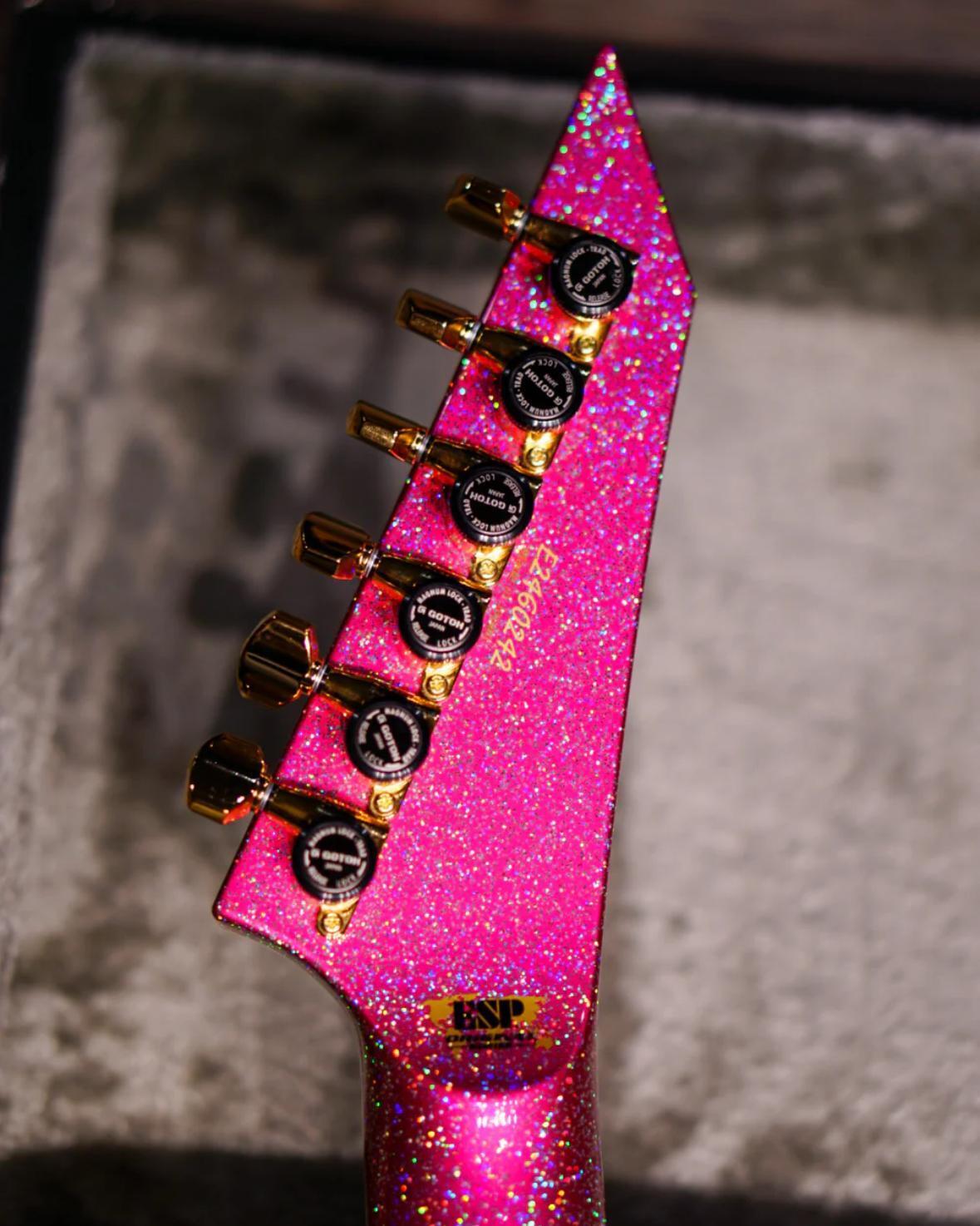 ギター ESP custom ESP Snapper-7 Ohmura Custom Twinkle Pink - What To Know