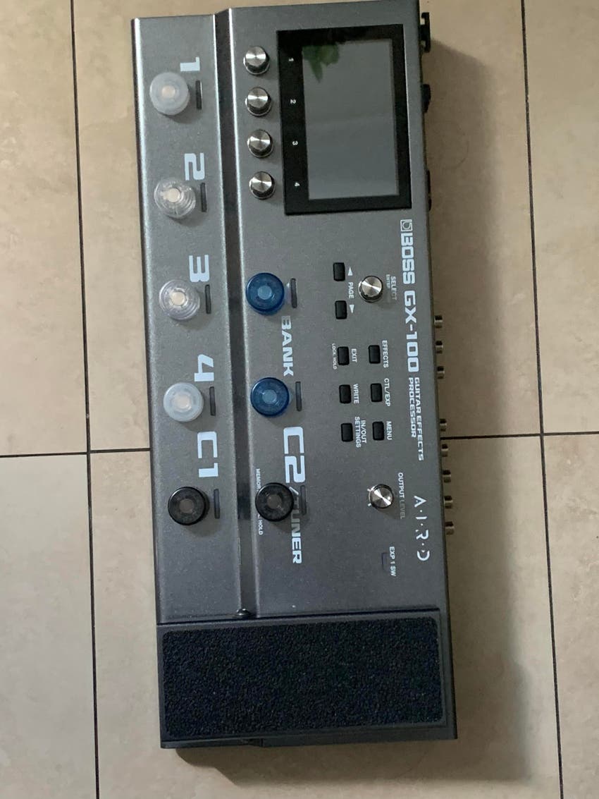 Used Boss GX100 Guitar Multieffects Pedal Sweetwater Gear Exchange