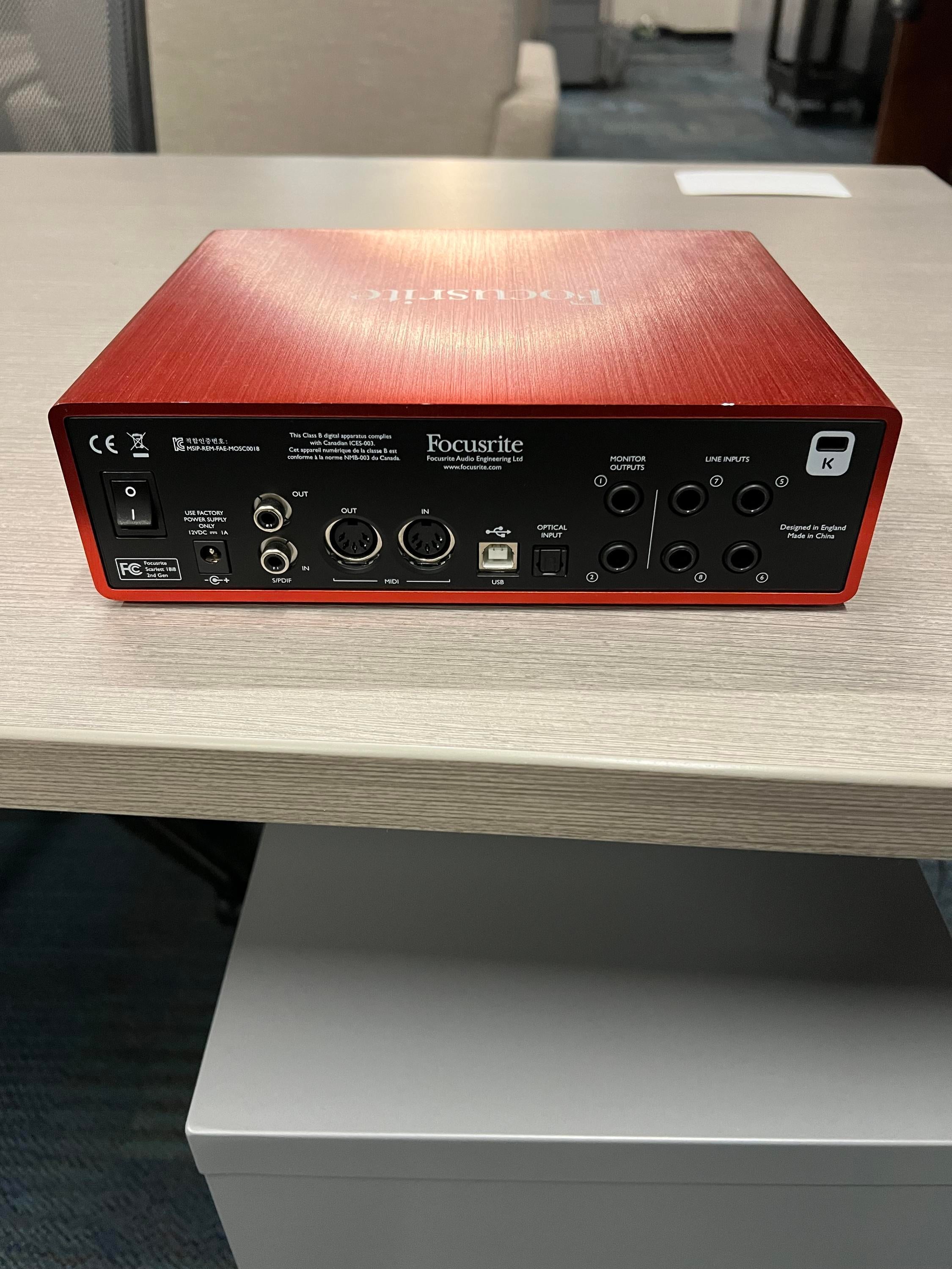 Used Focusrite Scarlett 18i8 2nd Gen USB - Sweetwater's Gear Exchange