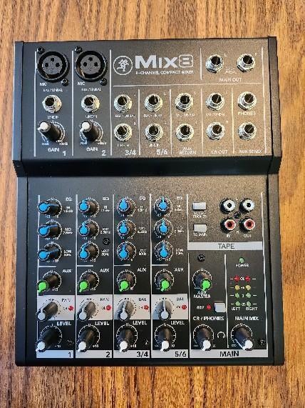 Used Mackie Mix8 8-channel Compact Mixer | Sweetwater's Gear Exchange