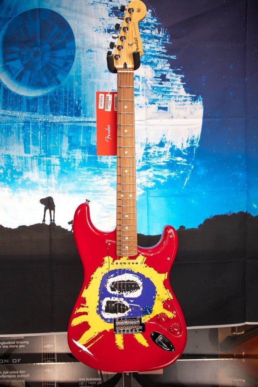 30th Anniversary Screamadelica Stratocaster, Custom Graphic w/ Deluxe Bag