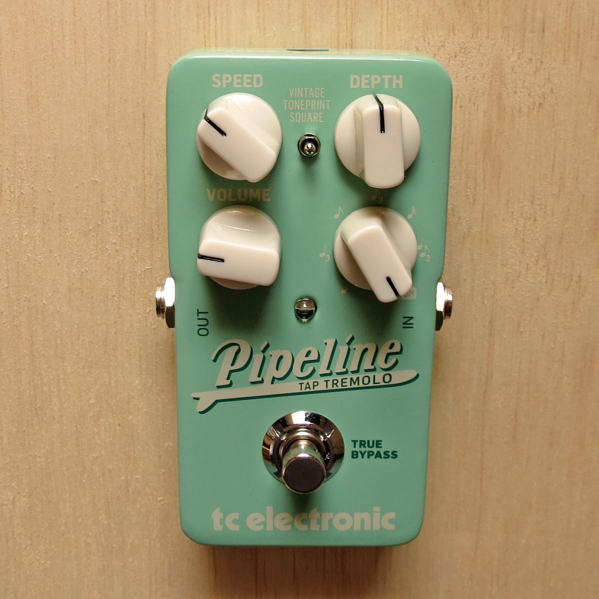 Used TC Electronic Pipeline Tremolo Pedal with Tap Tempo
