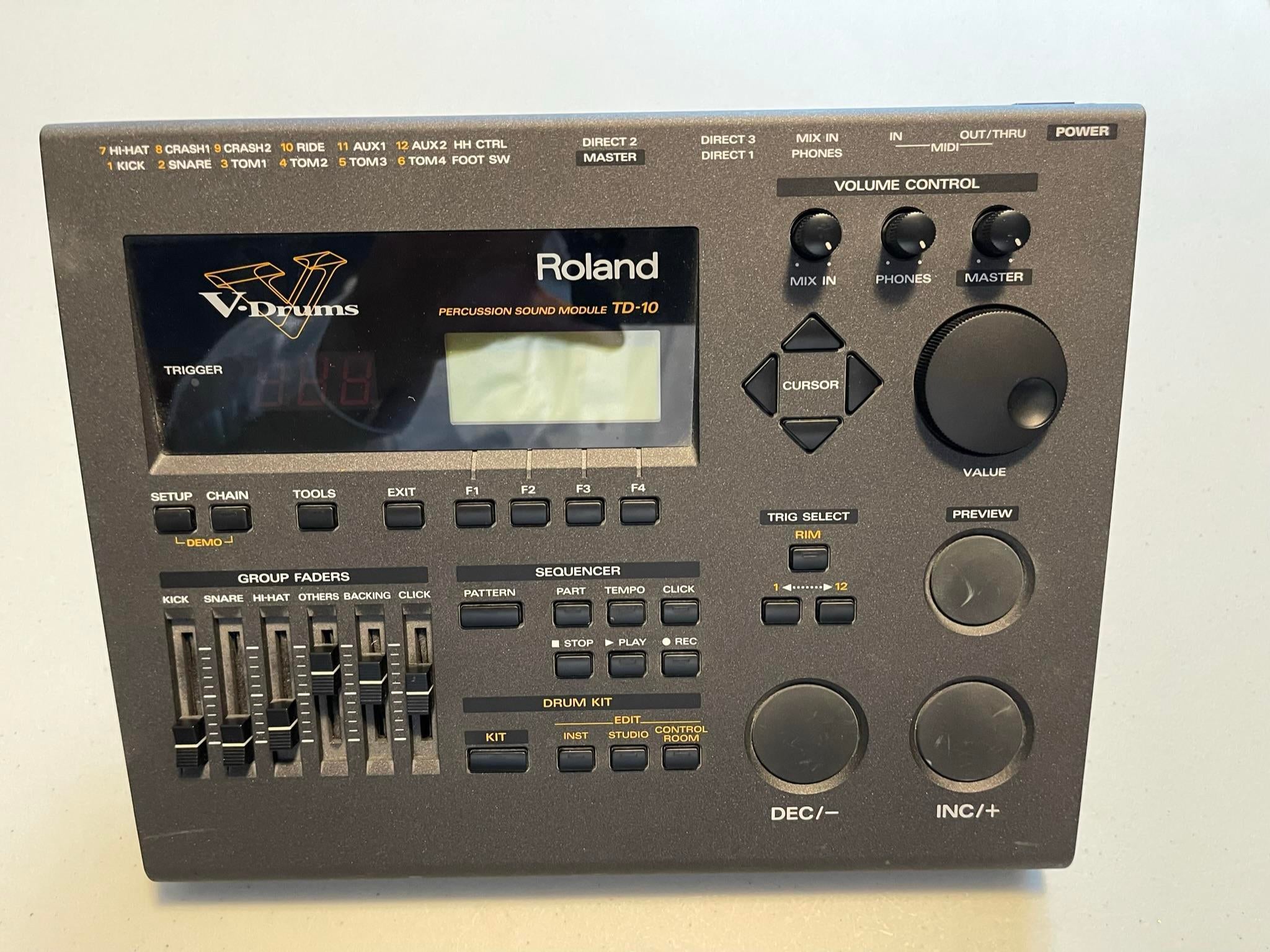 Used Roland TD-10 V Drums Electronic Drum Set