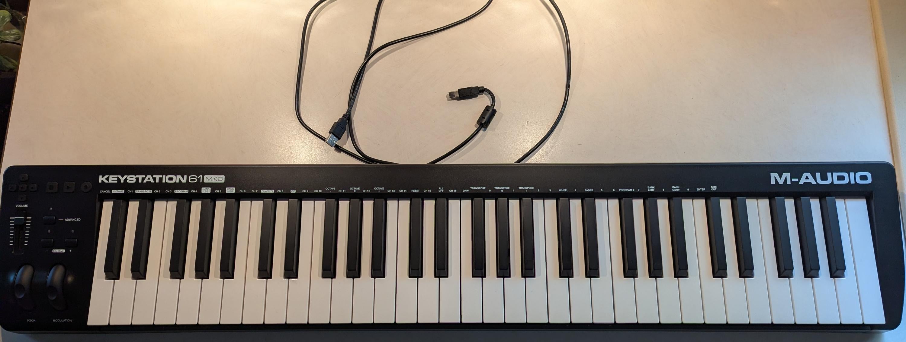 Used M-Audio Keystation 61 MK3 - Sweetwater's Gear Exchange