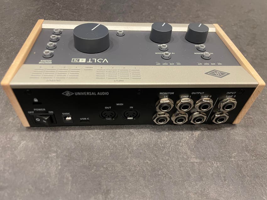 Used Universal Audio Volt 476 USBC Audio Interface Sweetwater Gear Exchange