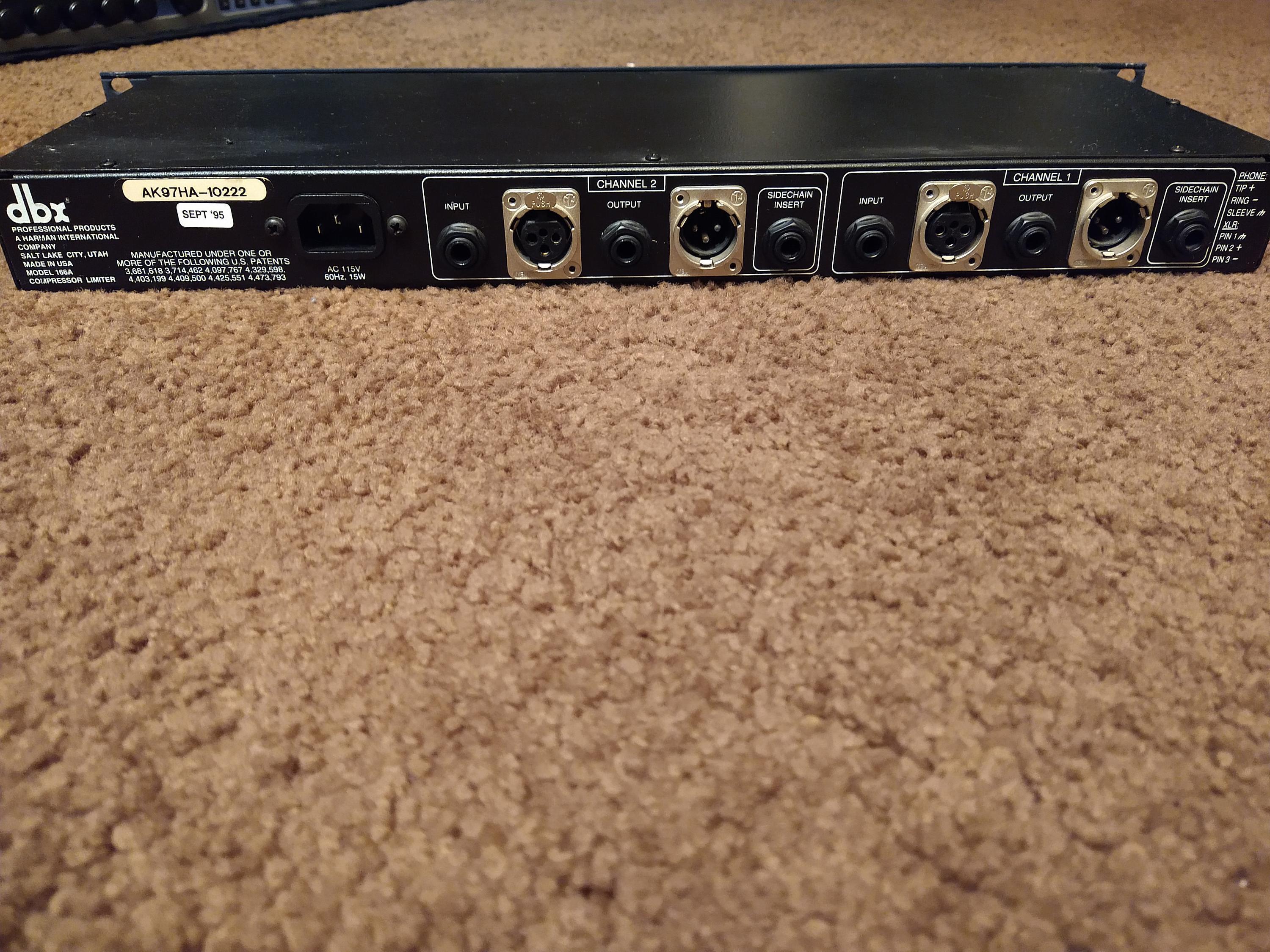 dbx 166A コンプレッサー・リミッター