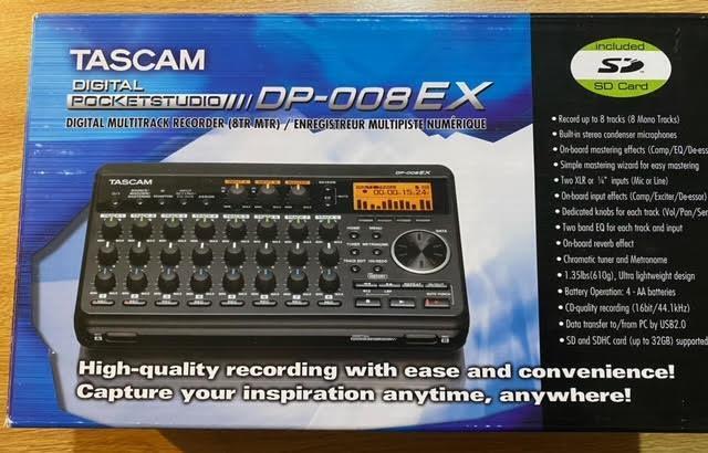 Digital　Gear　Used　Tascam　DP-008EX　8-track　Sweetwater's　Exchange