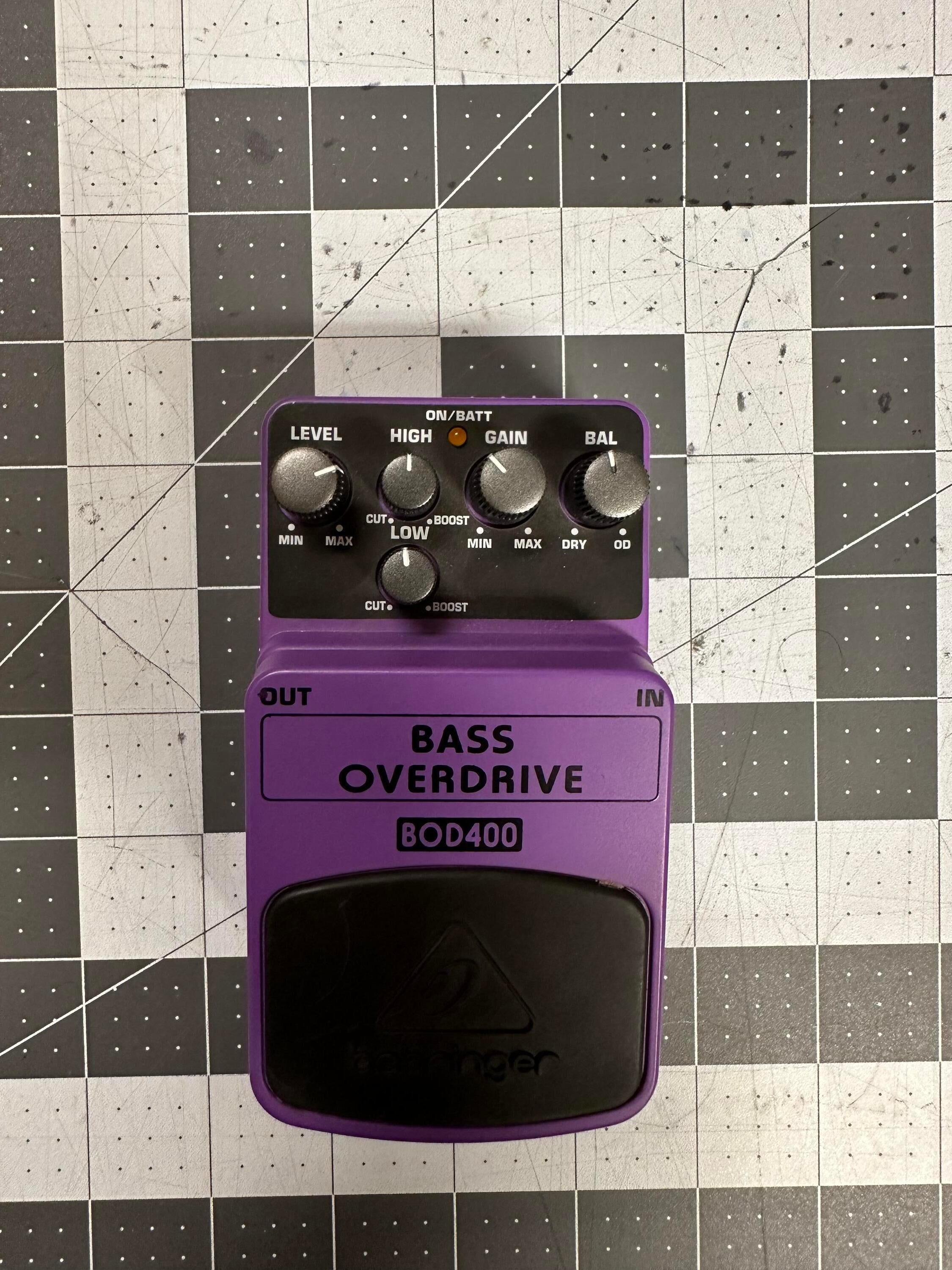 Used Behringer BOD400 Bass Overdrive Pedal - Sweetwater's Gear