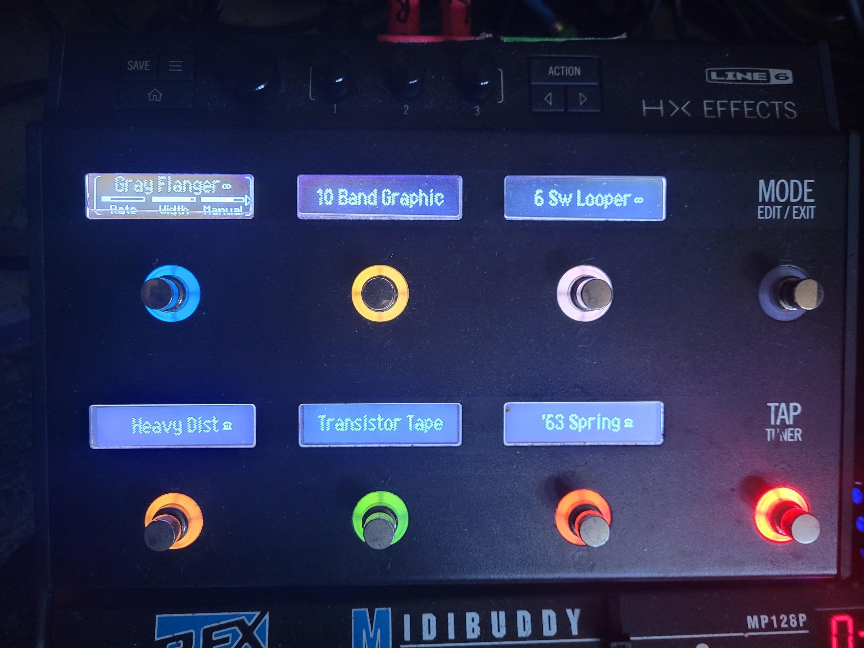 Used Line 6 HX Effects Guitar Multieffects Floor Processor