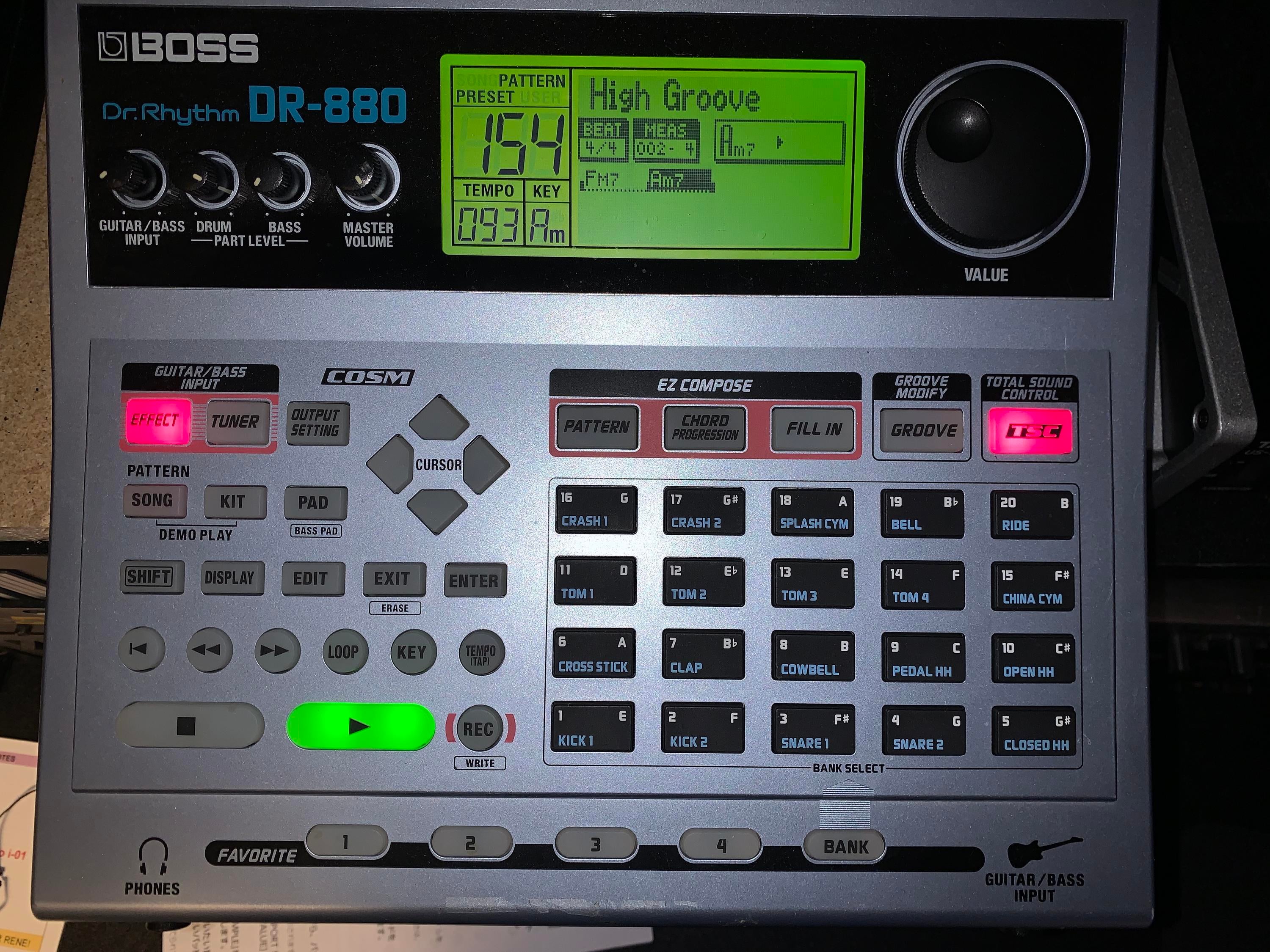 Used Boss DR-880 Dr. Rhythm