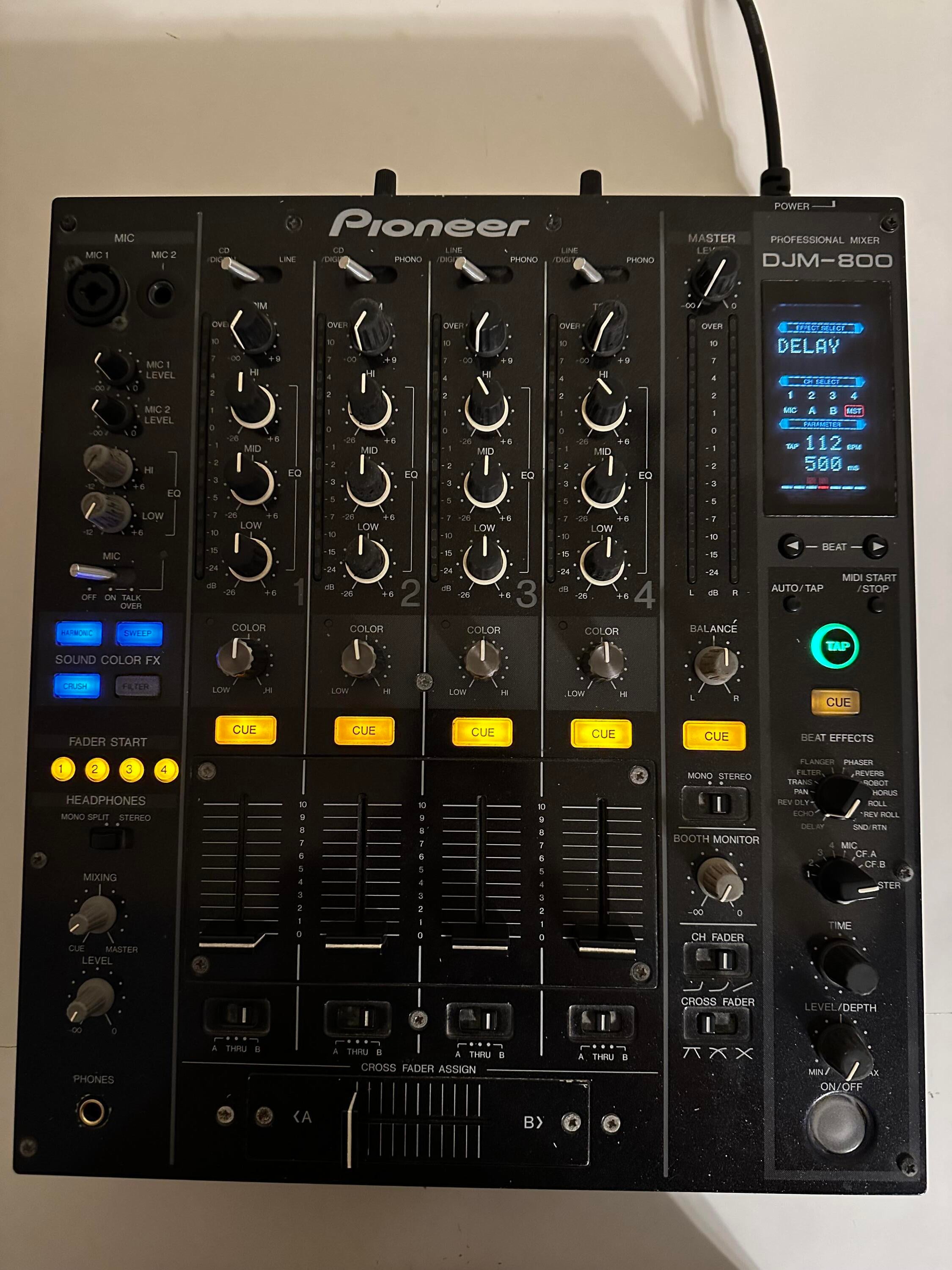 Pioneer DJM-800 4-Channel DJ Mixer | zZounds