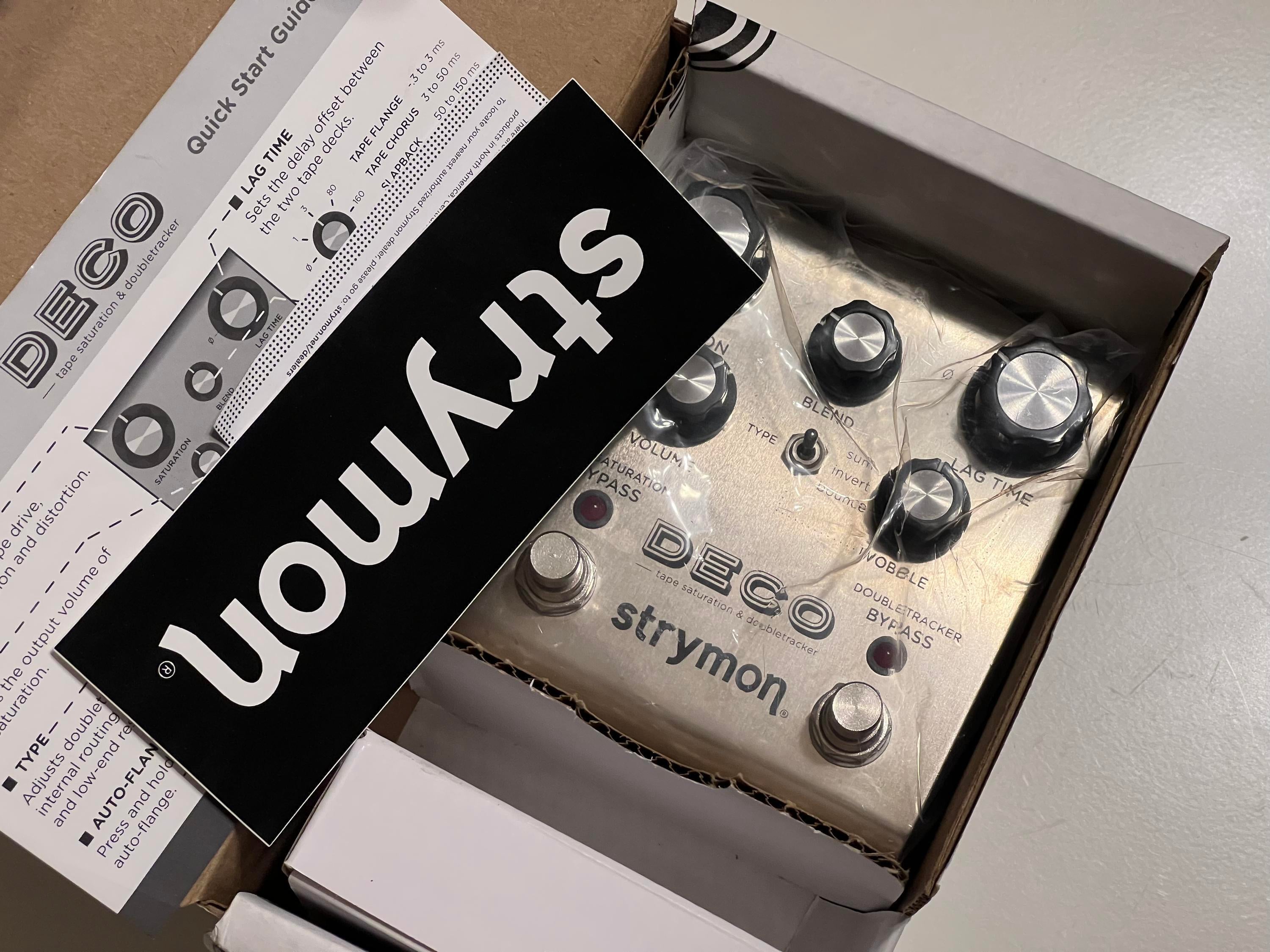 Used Strymon Deco (v1 2021) with Box, Manual and Power Supply