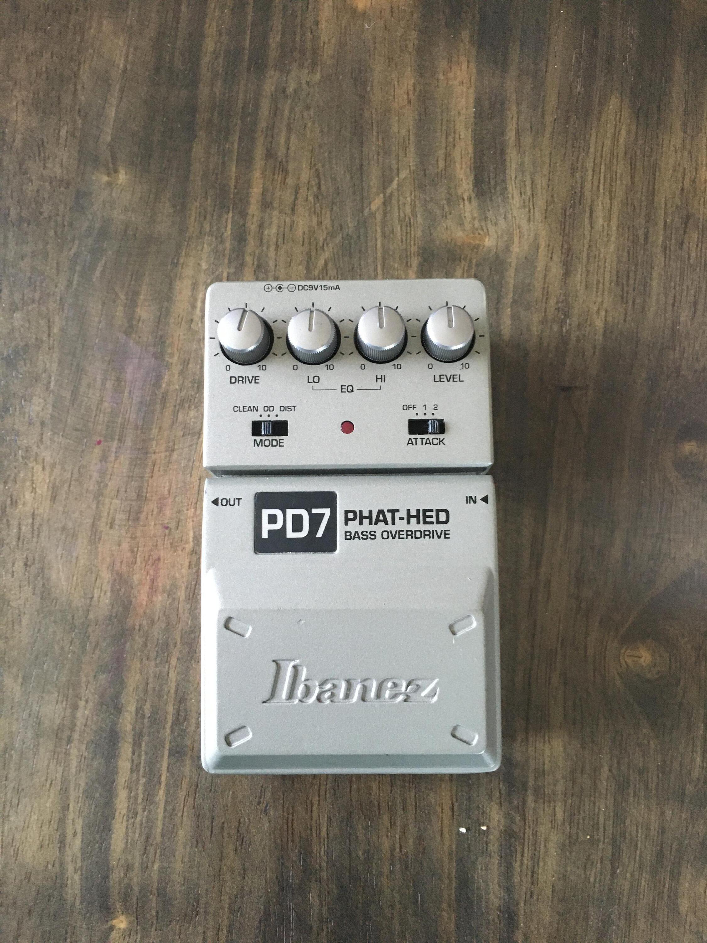 Used Ibanez Phat-Hed Bass overdrive PD7