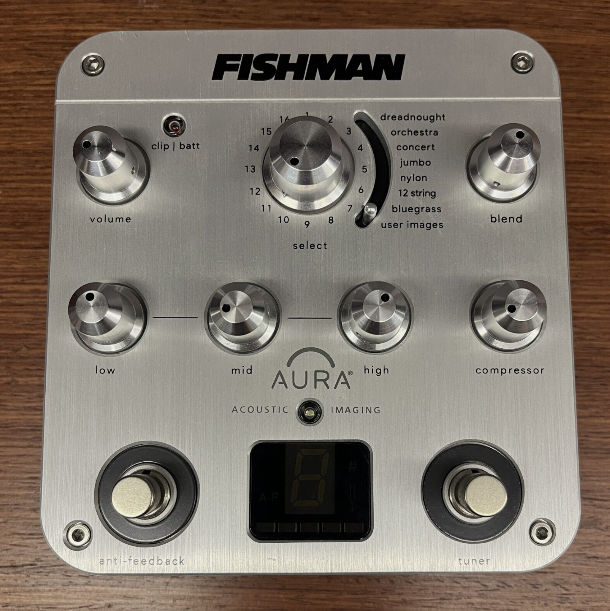 Used Fishman Aura Spectrum DI Imaging Pedal - Sweetwater's Gear