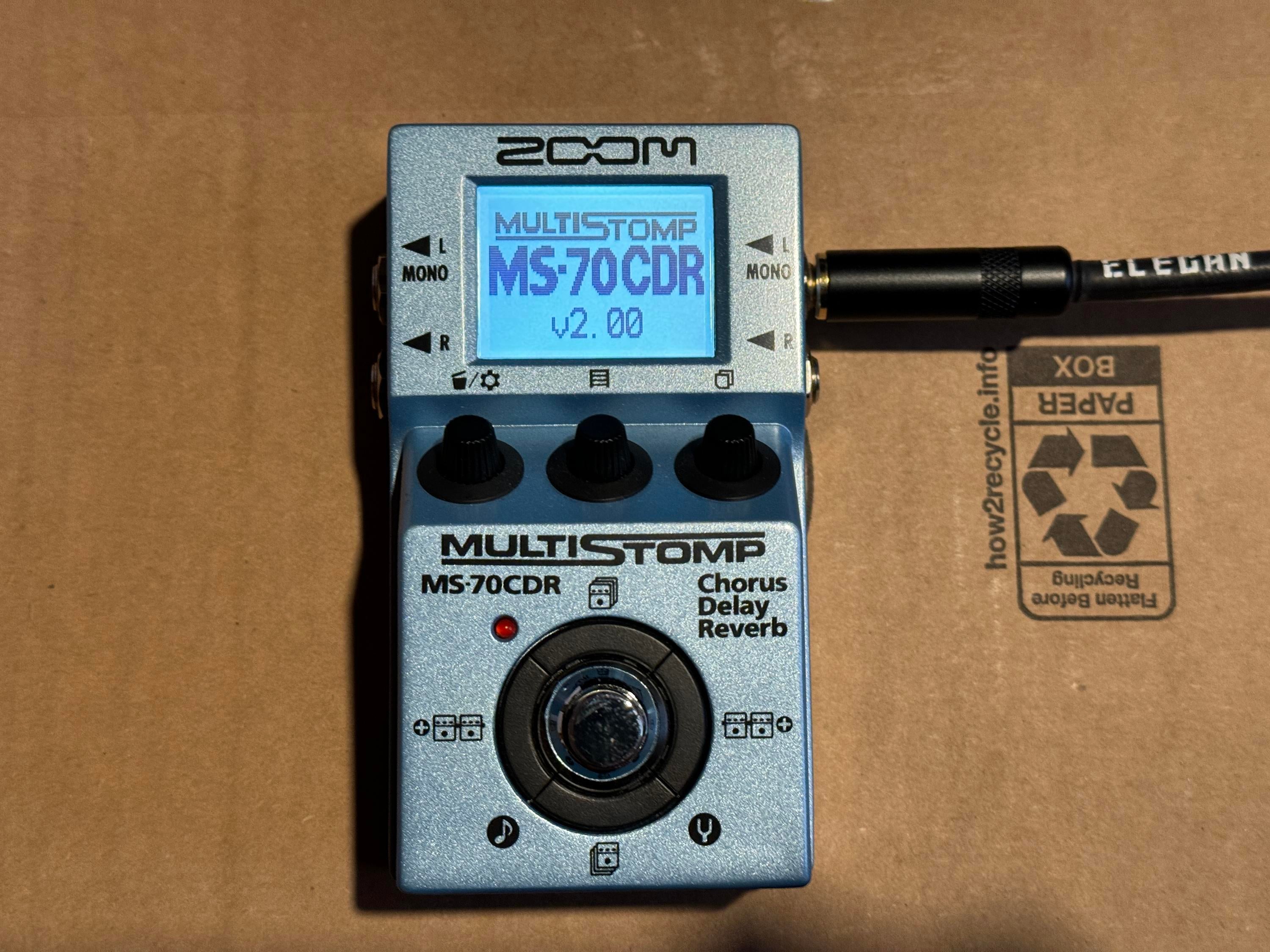 Used Zoom MS-70CDR MultiStomp Chorus / Delay - Sweetwater's Gear