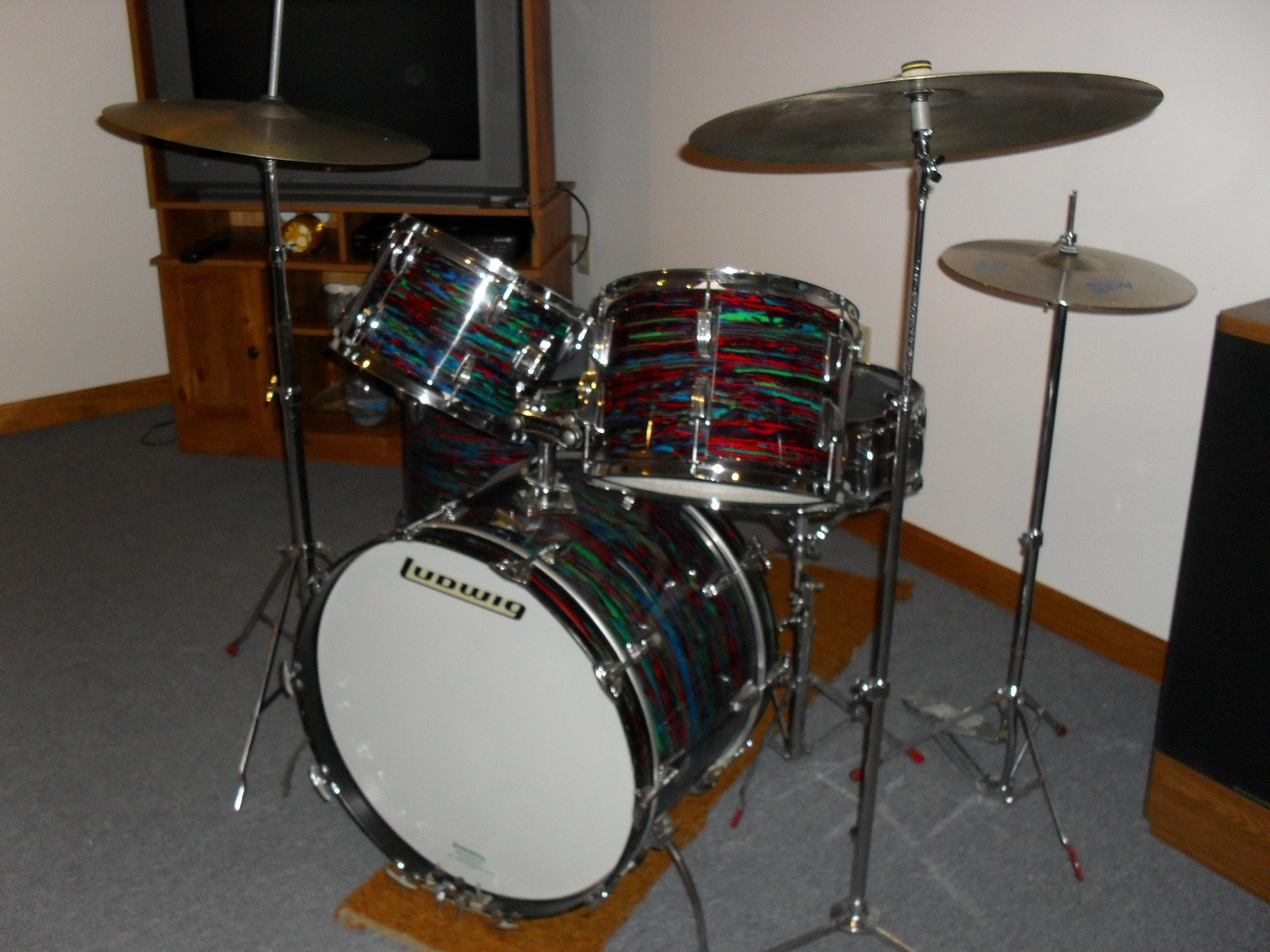 Used Ludwig Keystone Series complete Drum set