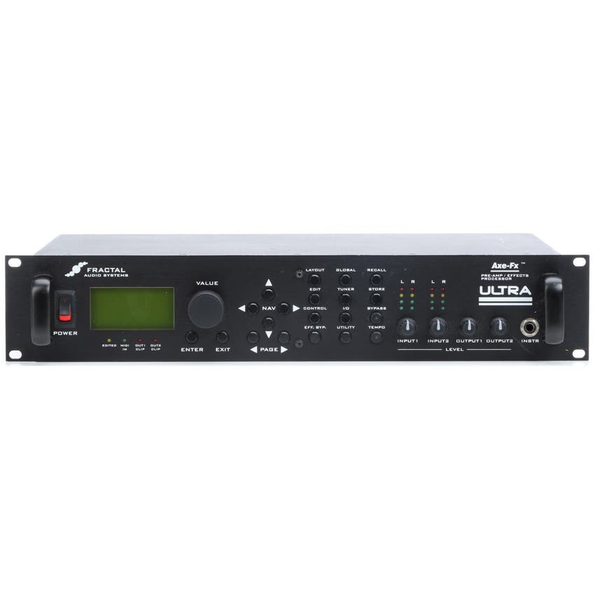 Used Fractal Audio Axe FX Ultra MultiEffects Processor Sweetwater Gear Exchange