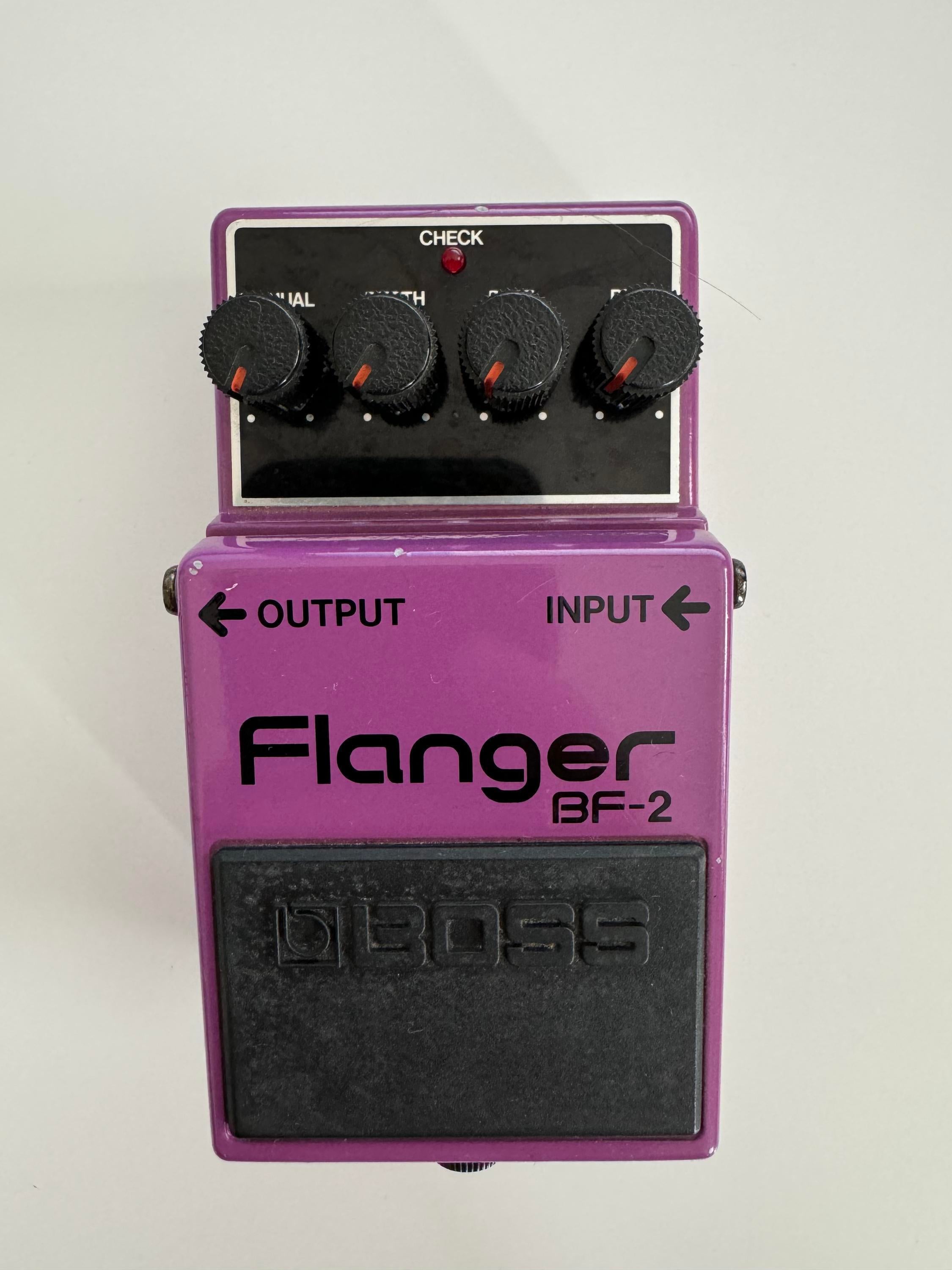 Used Boss BF-2 Flanger (Green Label) 1988 - - Sweetwater's Gear
