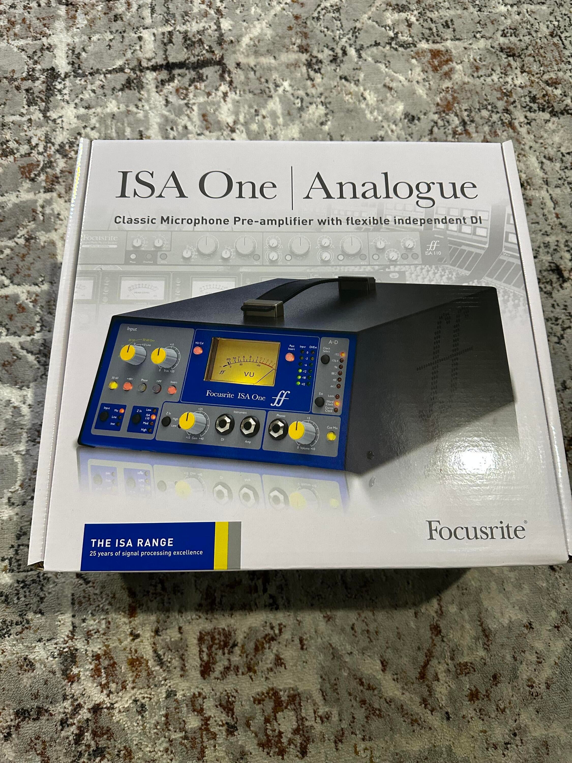 Focusrite ISA One Analogue　付属品・箱有り Focusrite ISA One Analog – United States