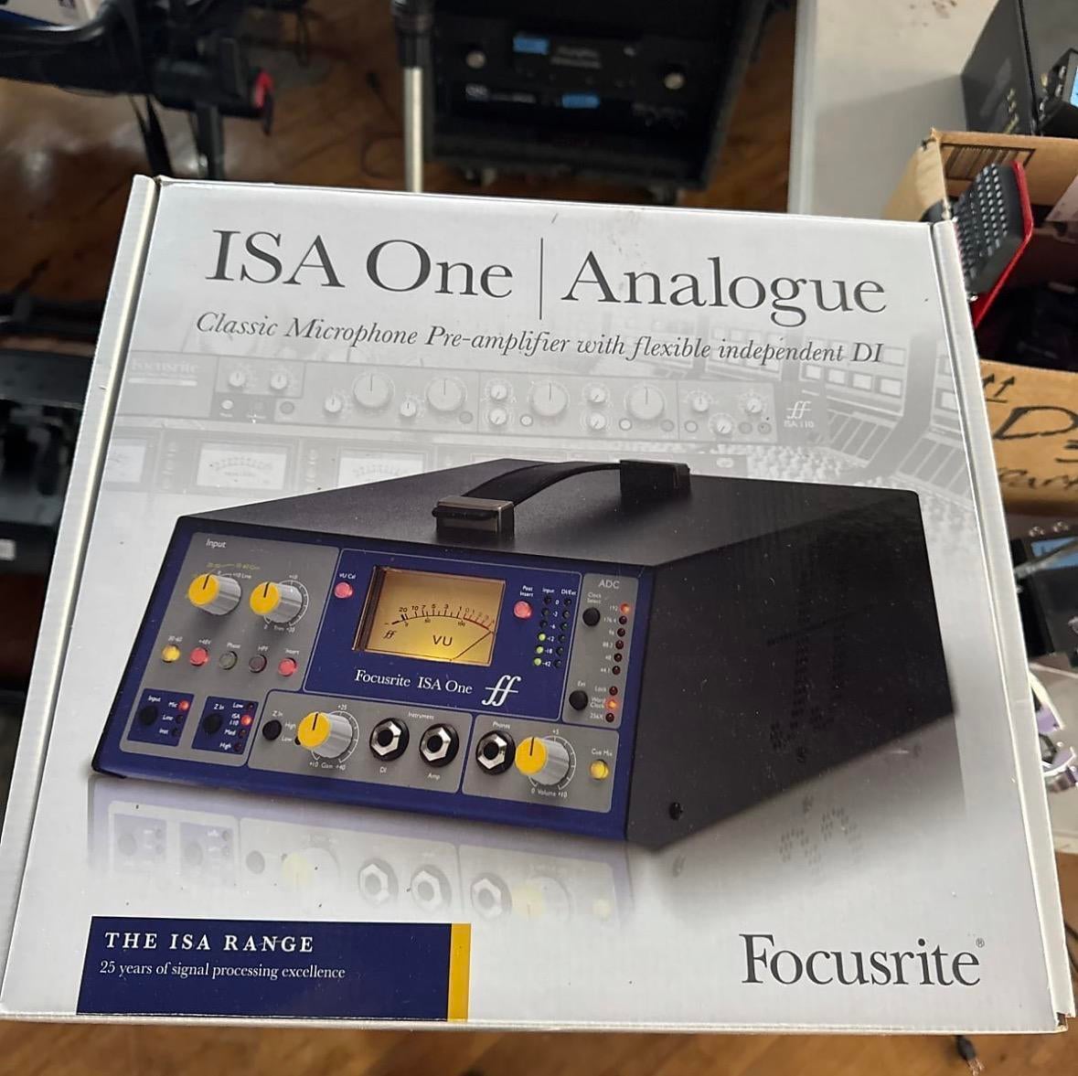 Focusrite ISA One Analogue　付属品・箱有り Focusrite ISA One Analog – United States