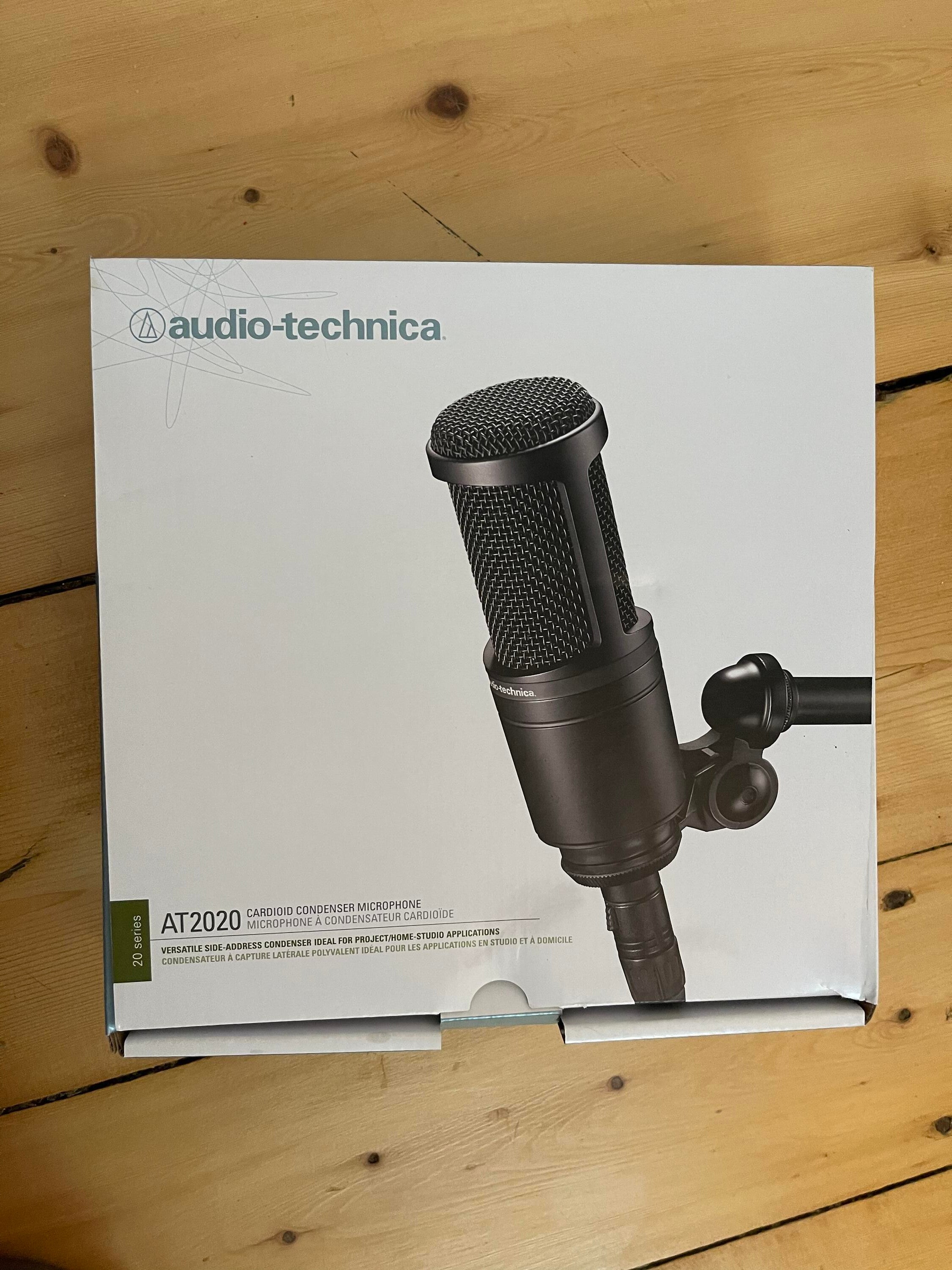 Used AudioTechnica AT2020 Cardioid Mediumdiaphragm Condenser