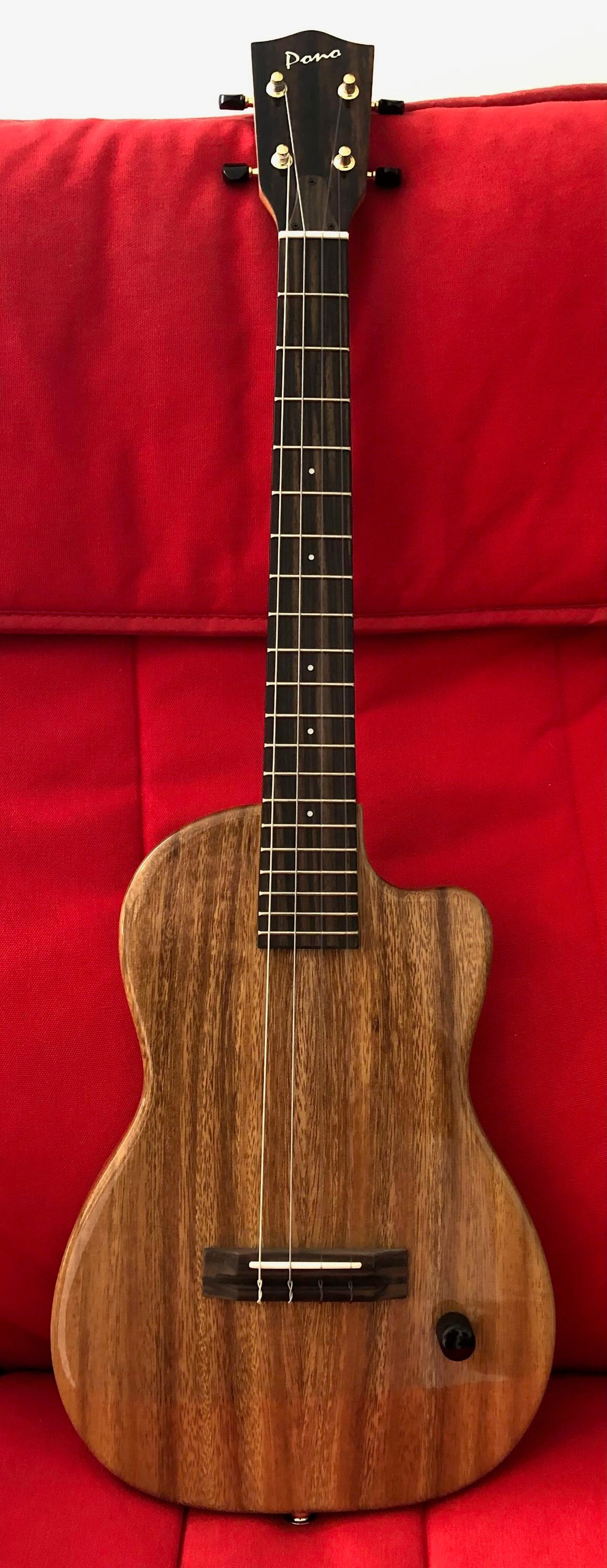 Used Pono Electric Thinbody Baritone Ukelele - Sweetwater's Gear