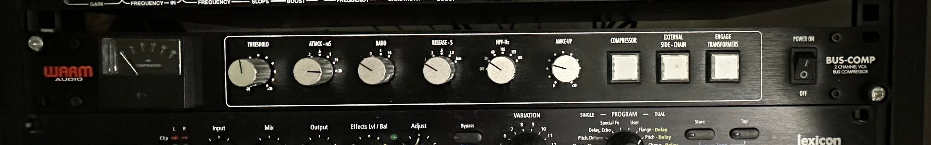 Used Warm Audio Bus-Comp 2-channel Stereo VCA Bus Compressor