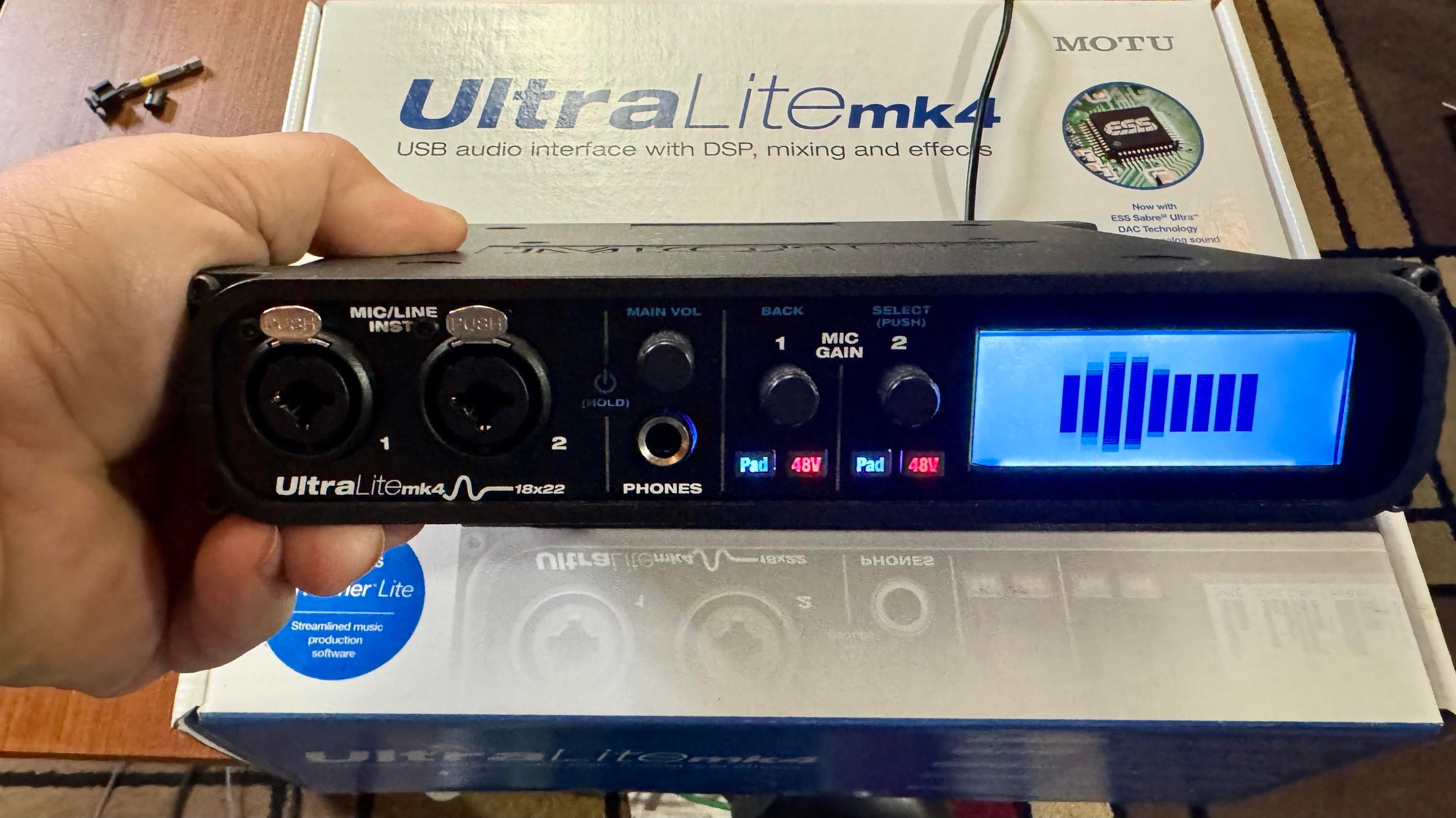 Used MOTU UltraLite-mk4 18x22 USB Audio Interface